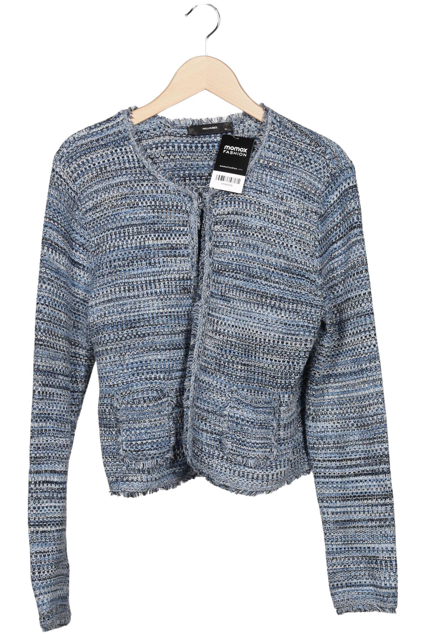 

Hallhuber Damen Strickjacke, blau, Gr. 44