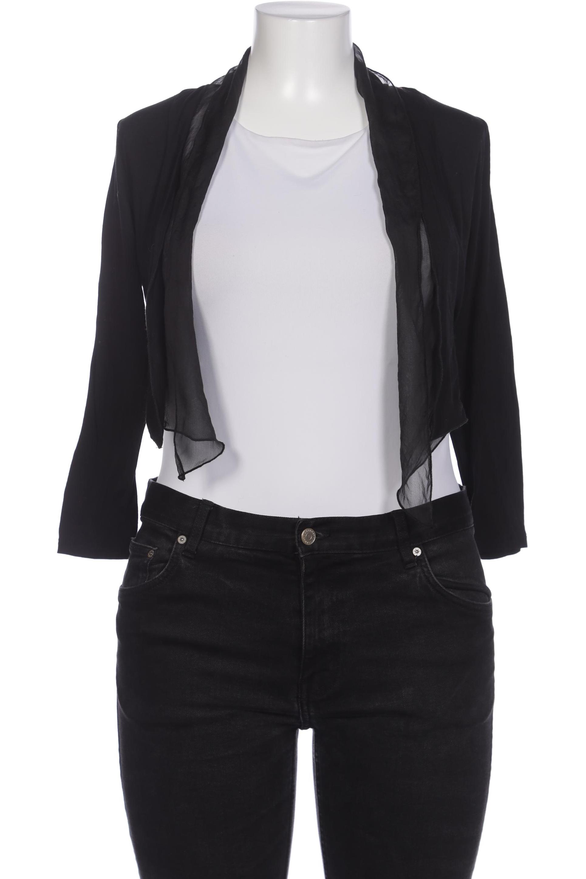 

Hallhuber Damen Strickjacke, schwarz, Gr. 38