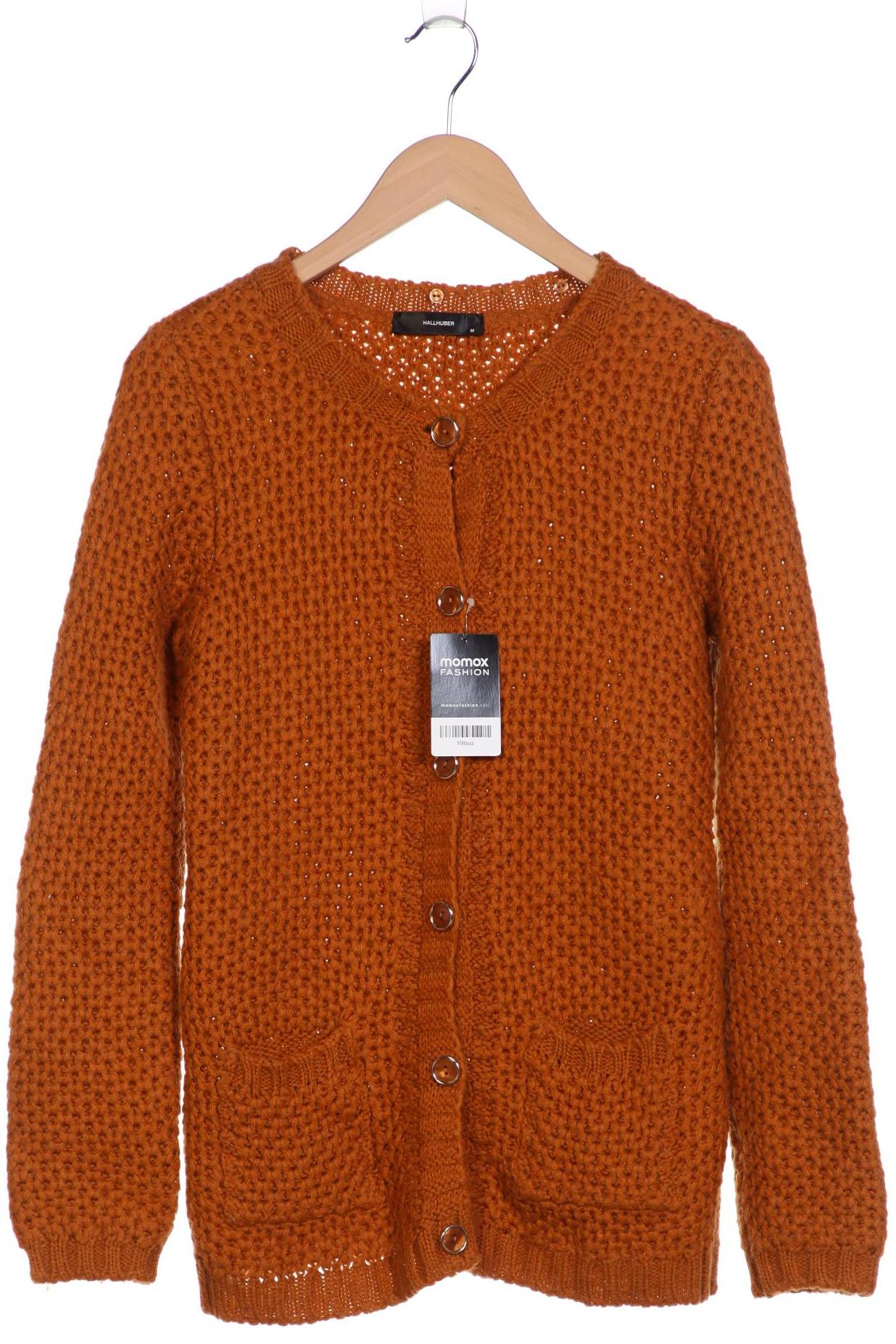 

Hallhuber Damen Strickjacke, orange, Gr. 38
