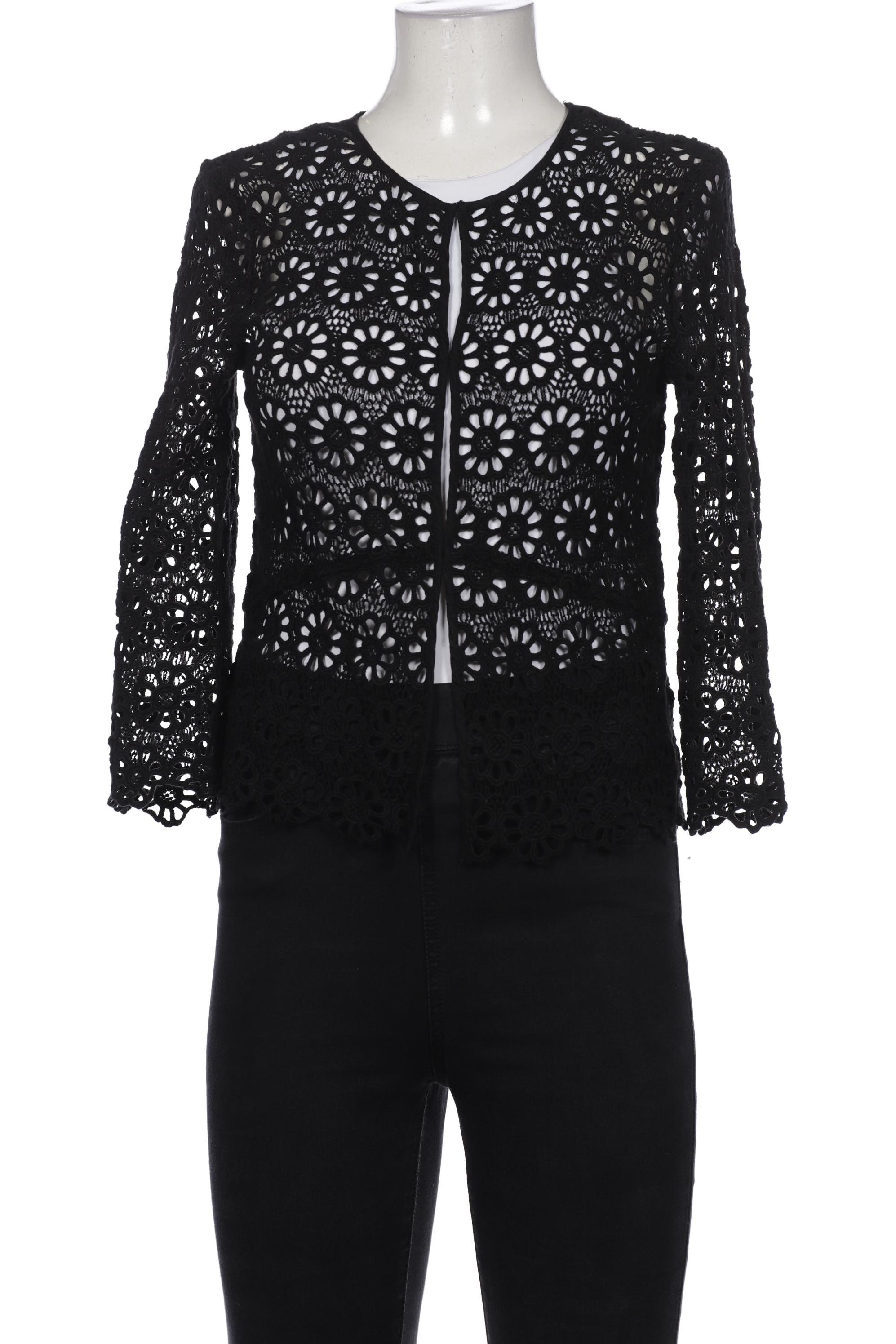 

Hallhuber Damen Strickjacke, schwarz, Gr. 38
