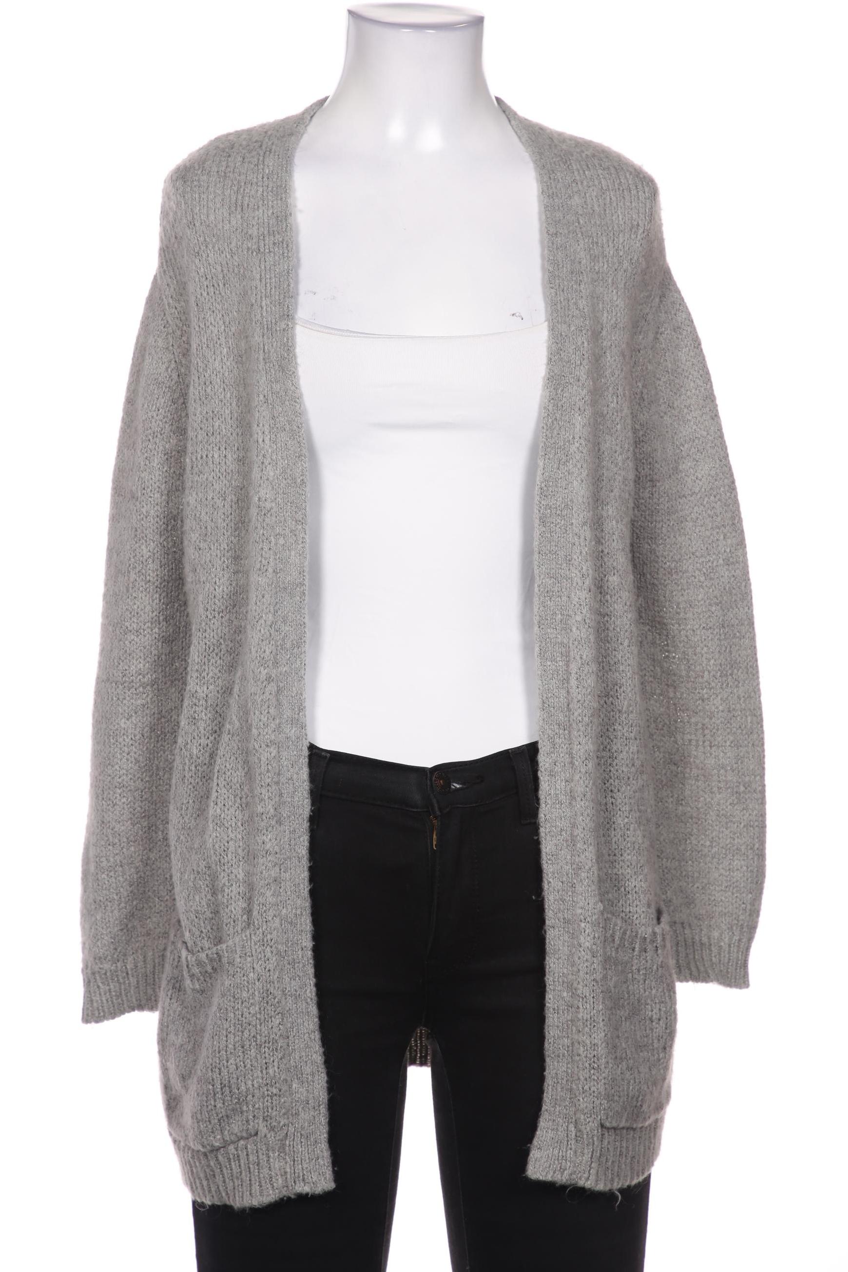 

Hallhuber Damen Strickjacke, grau, Gr. 34