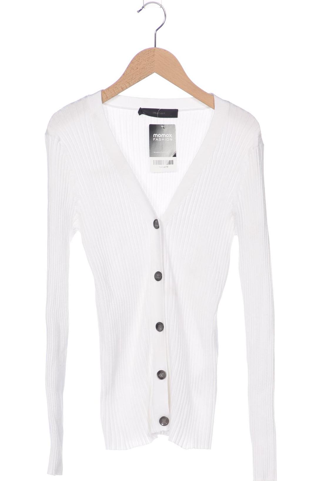 

Hallhuber Damen Strickjacke, weiß, Gr. 36