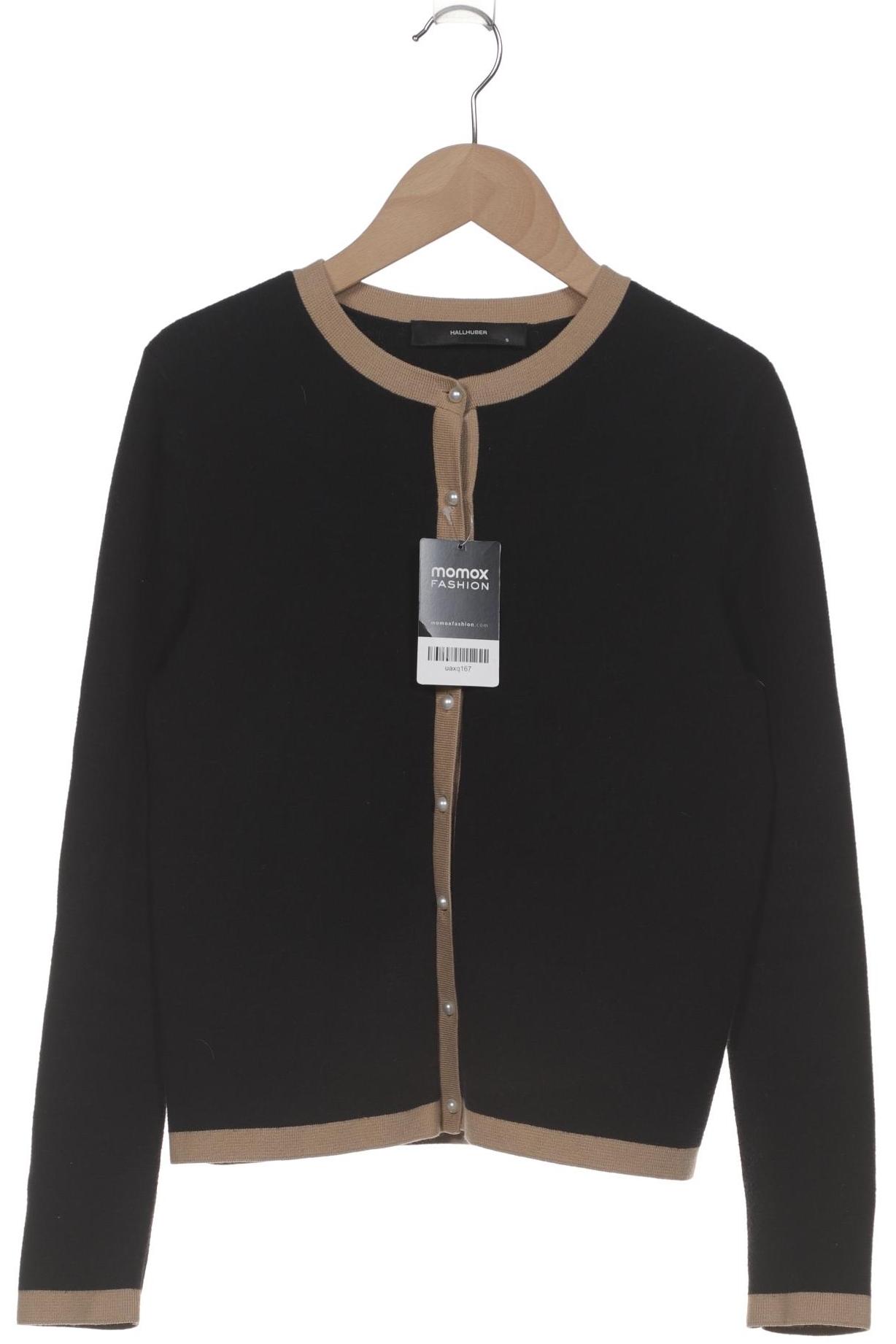 

Hallhuber Damen Strickjacke, schwarz, Gr. 36