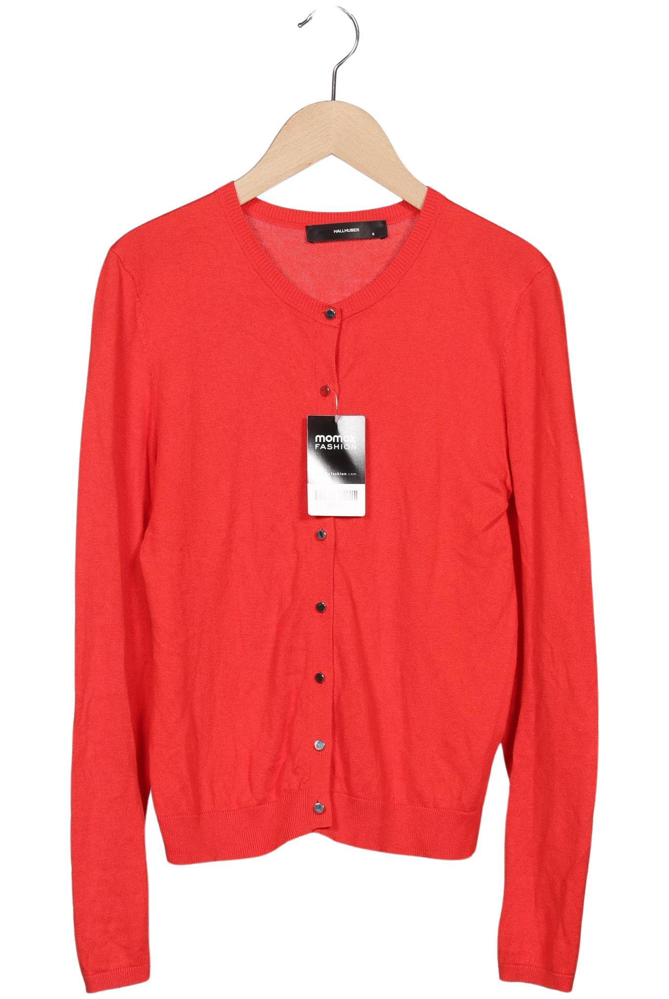 

Hallhuber Damen Strickjacke, rot, Gr. 36