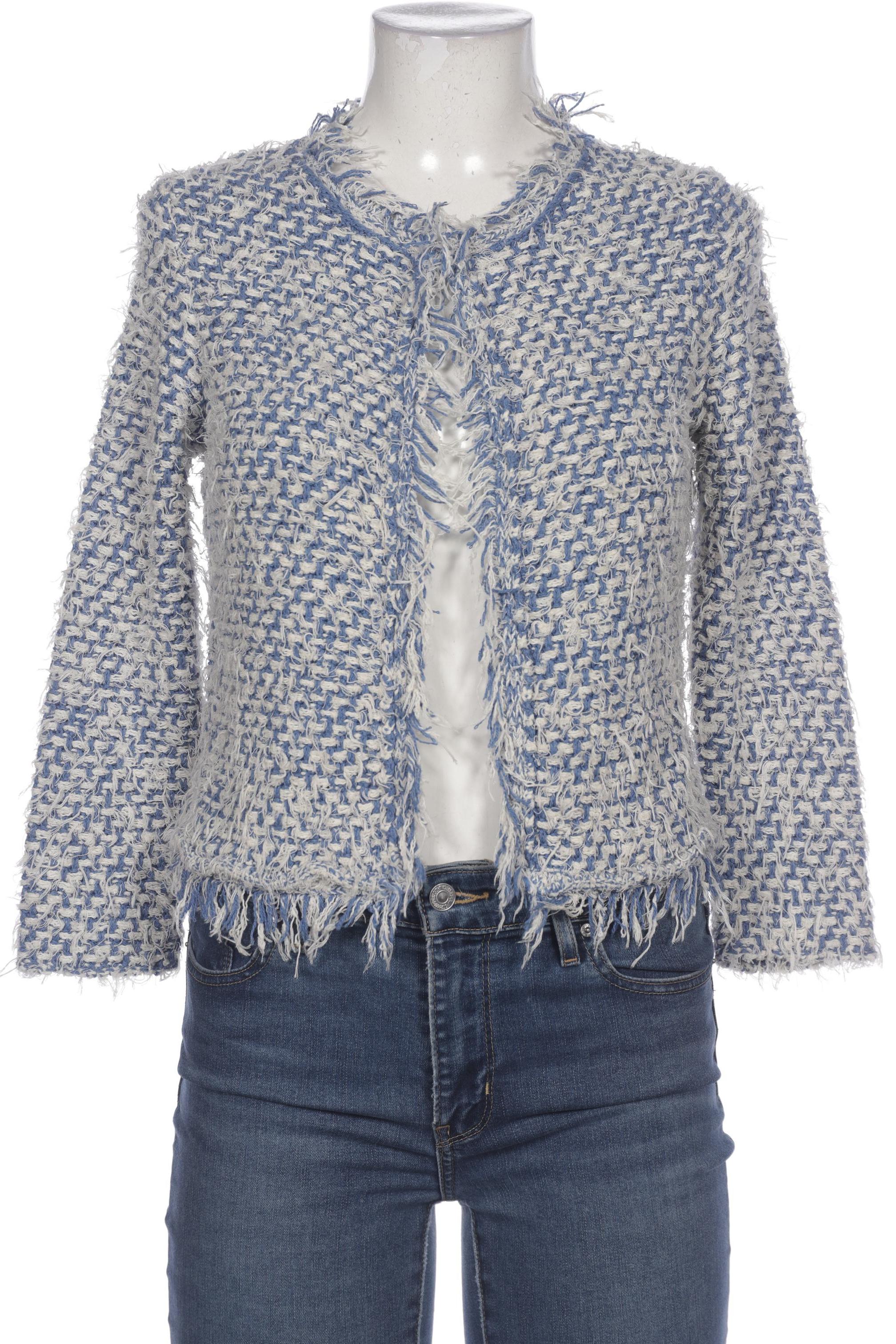 

Hallhuber Damen Strickjacke, blau, Gr. 36