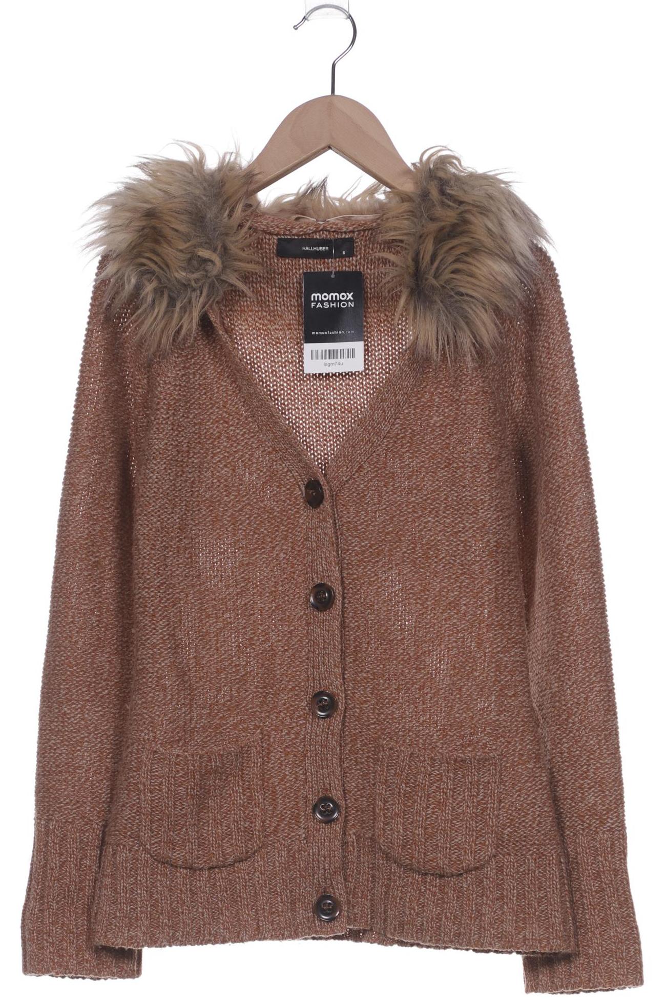 

Hallhuber Damen Strickjacke, braun, Gr. 36