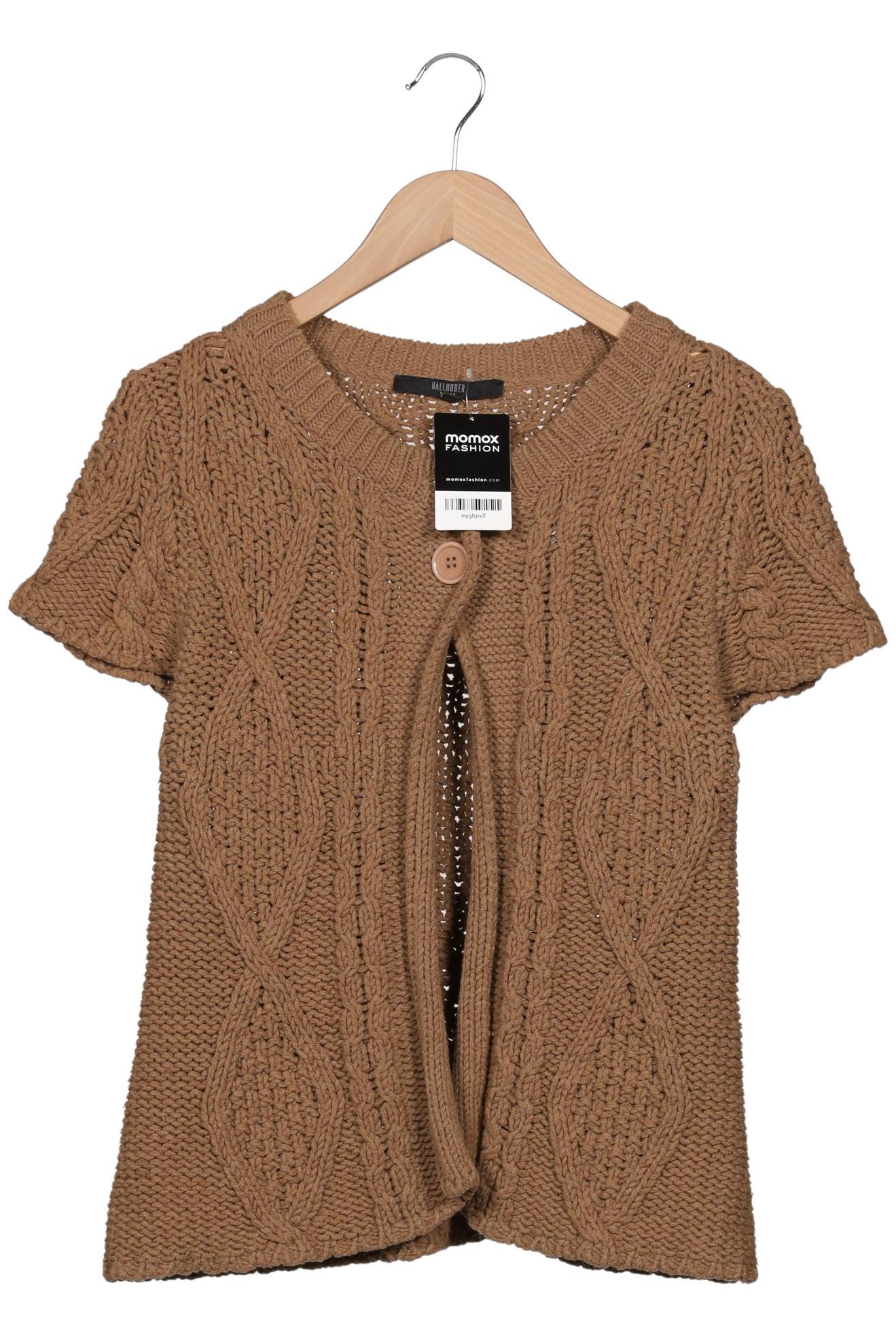 

Hallhuber Damen Strickjacke, braun, Gr. 42