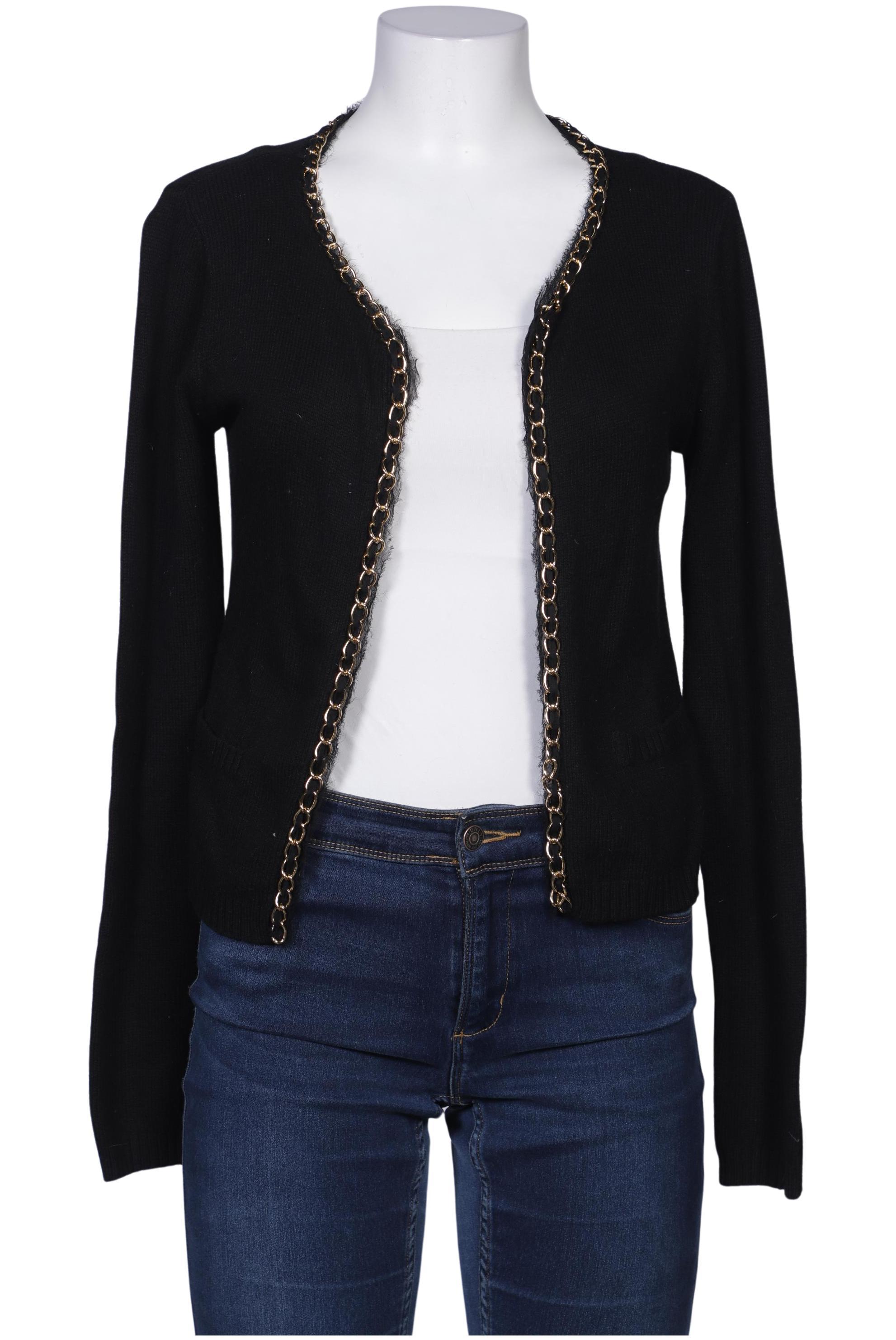 

Hallhuber Damen Strickjacke, schwarz, Gr. 42
