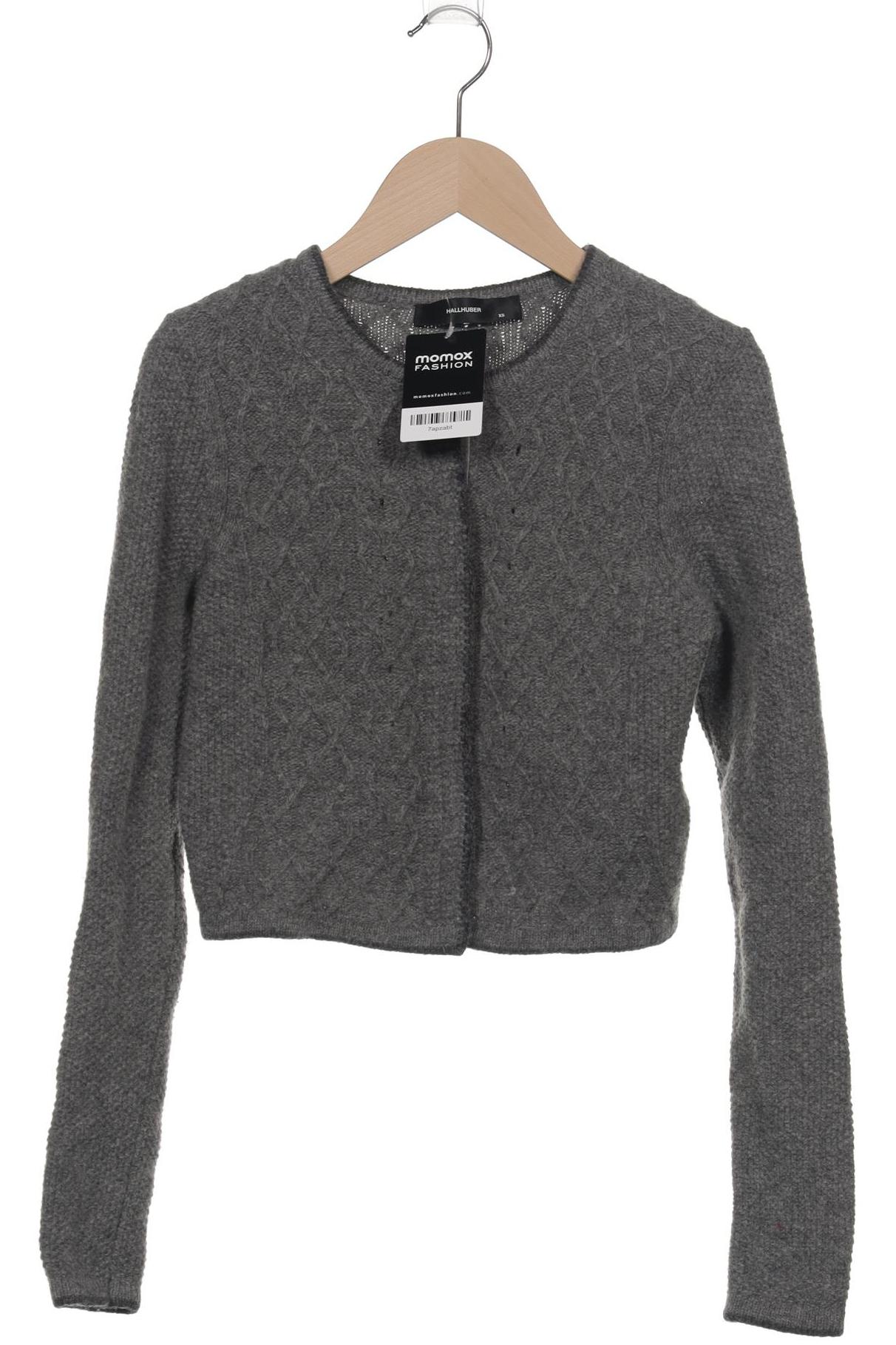 

Hallhuber Damen Strickjacke, grau, Gr. 34