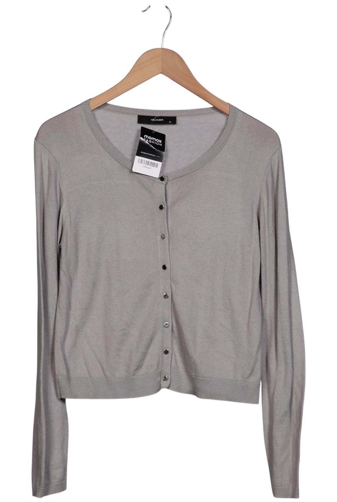 

Hallhuber Damen Strickjacke, grau, Gr. 44