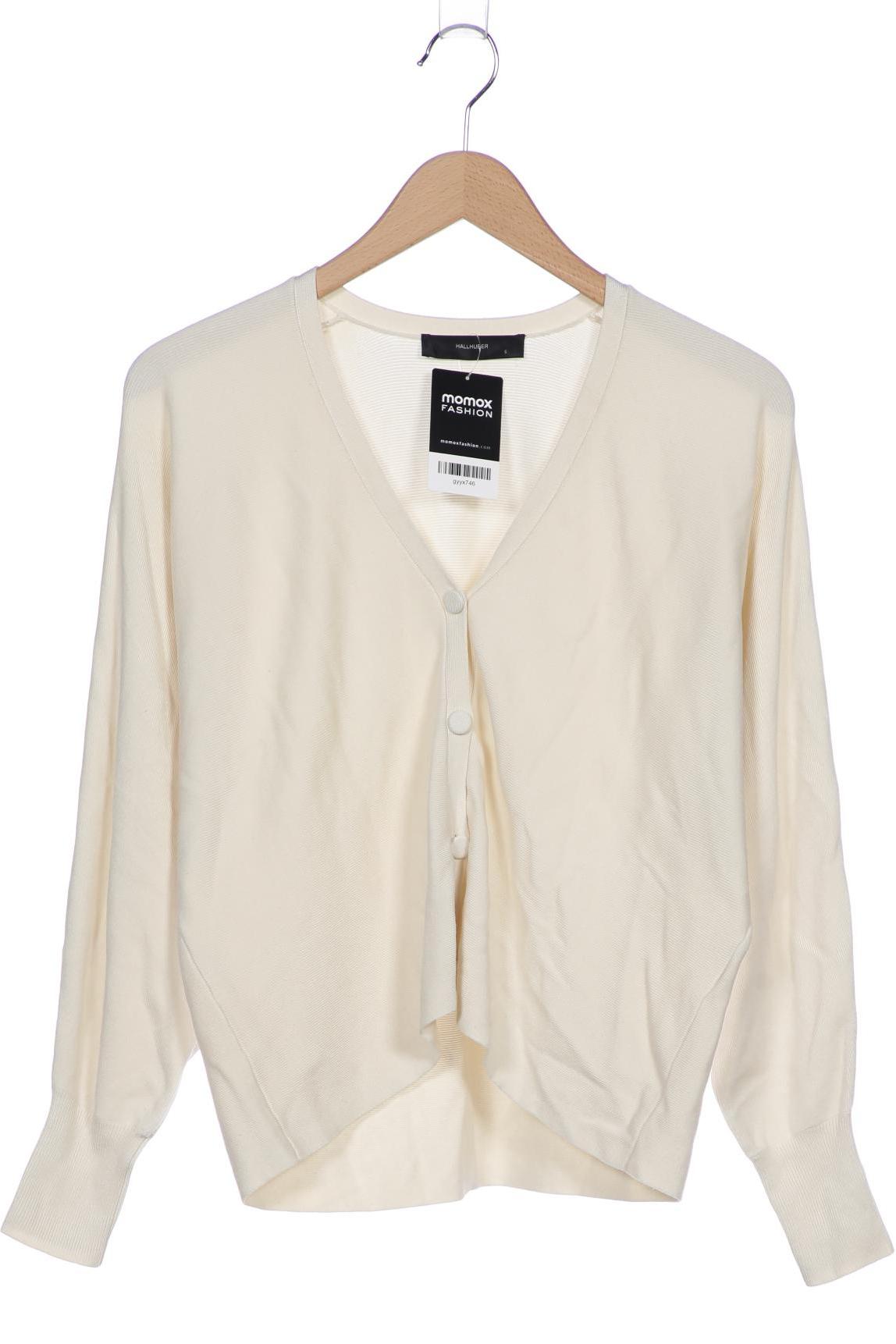 

Hallhuber Damen Strickjacke, cremeweiß, Gr. 36