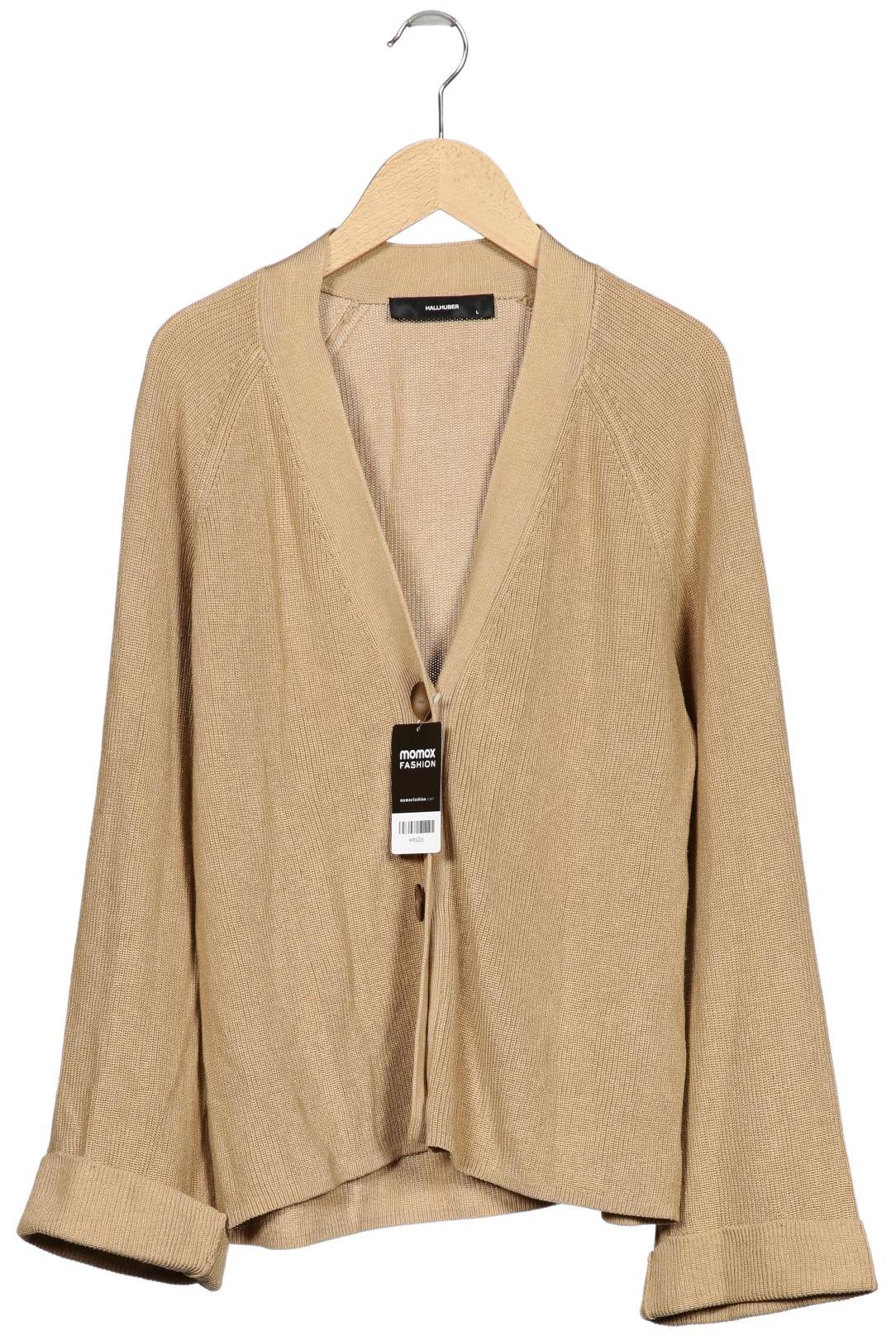 

Hallhuber Damen Strickjacke, beige, Gr. 42