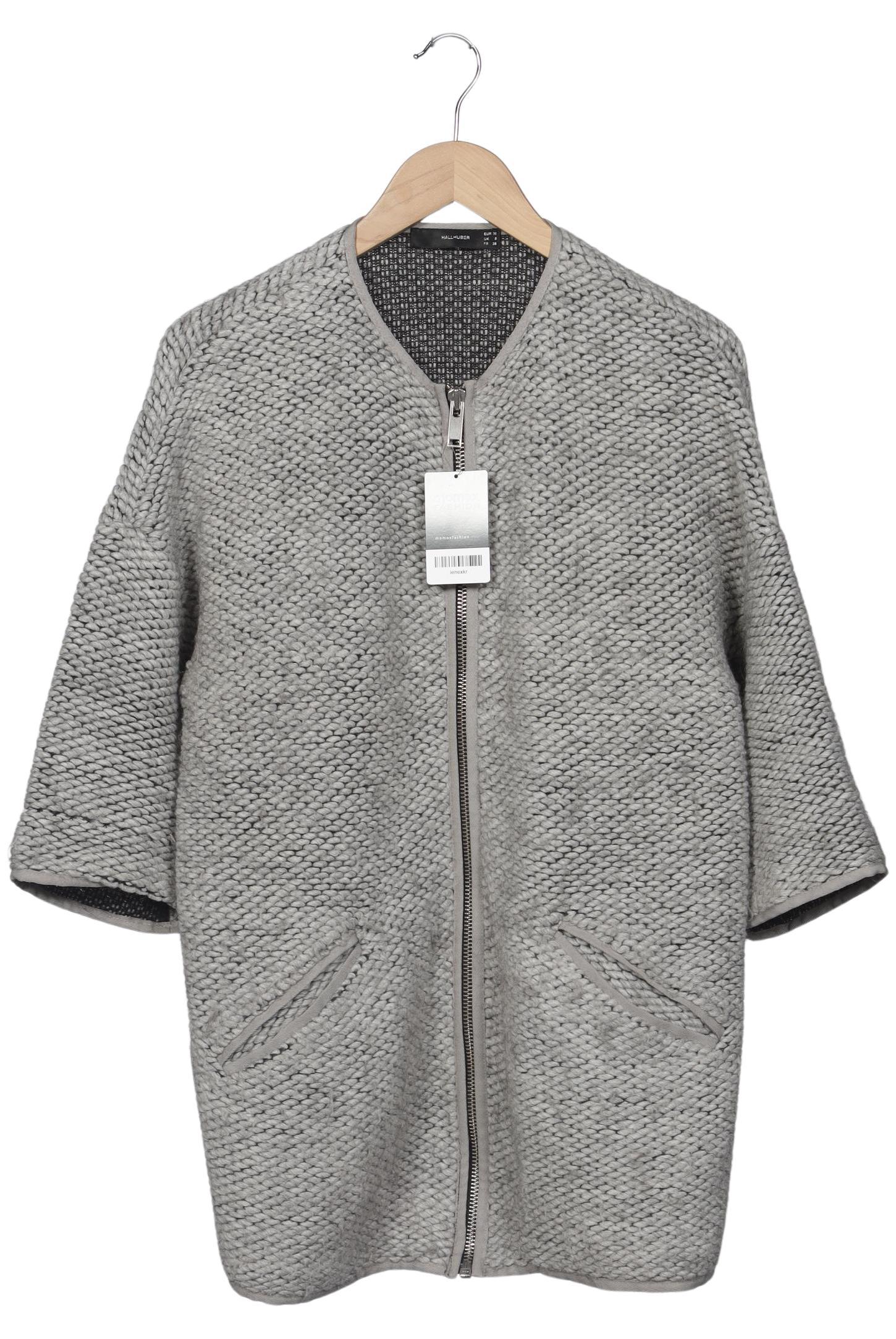 

Hallhuber Damen Strickjacke, grau, Gr. 36