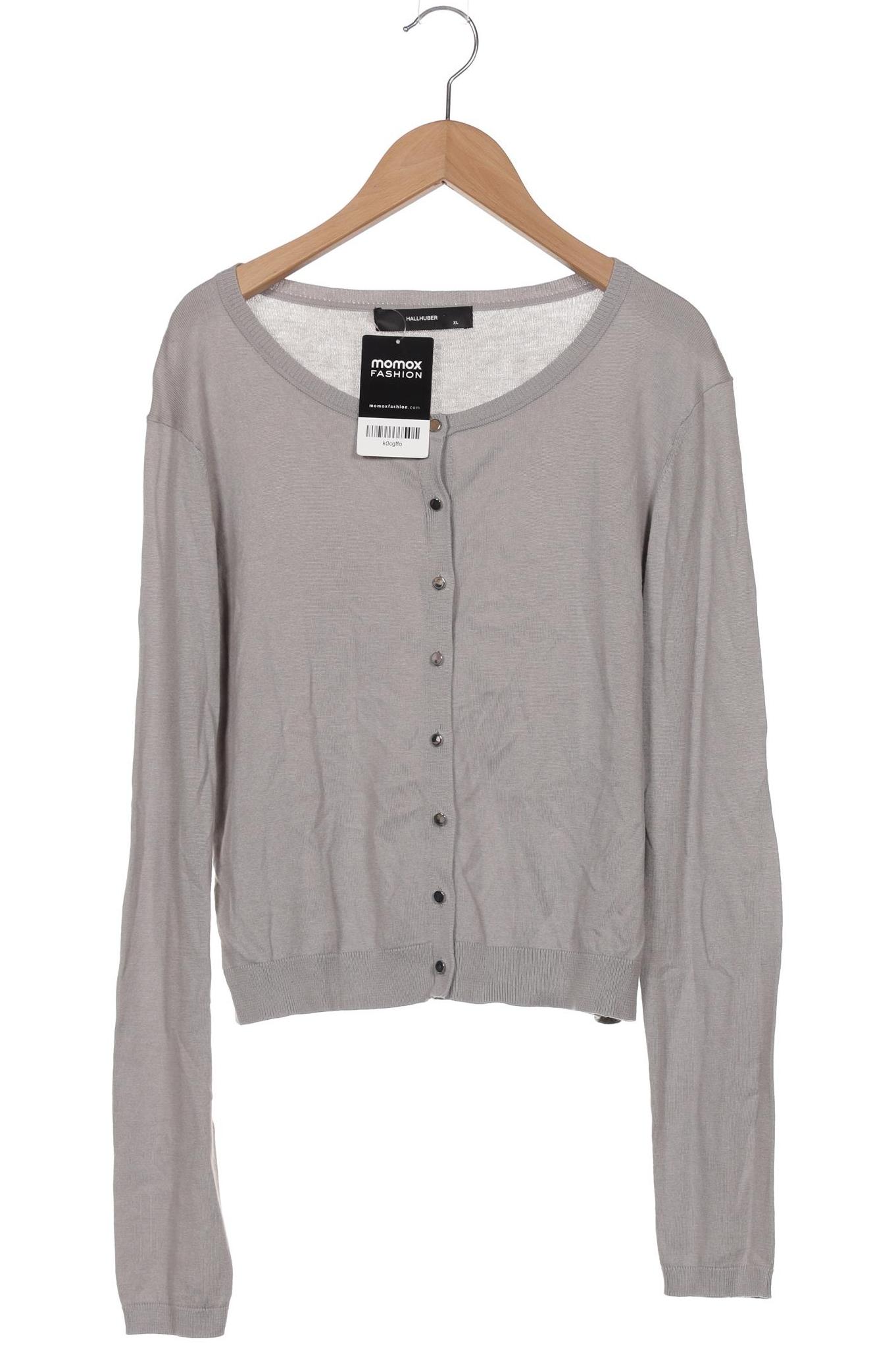 

Hallhuber Damen Strickjacke, grau, Gr. 44