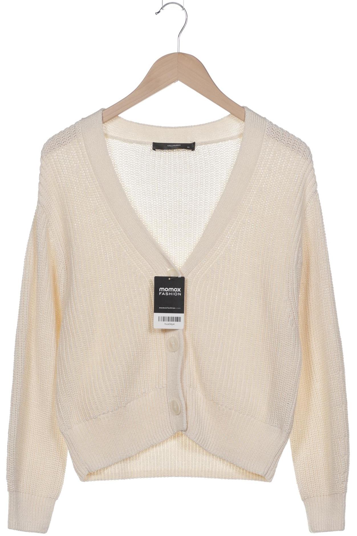 

Hallhuber Damen Strickjacke, cremeweiß, Gr. 34