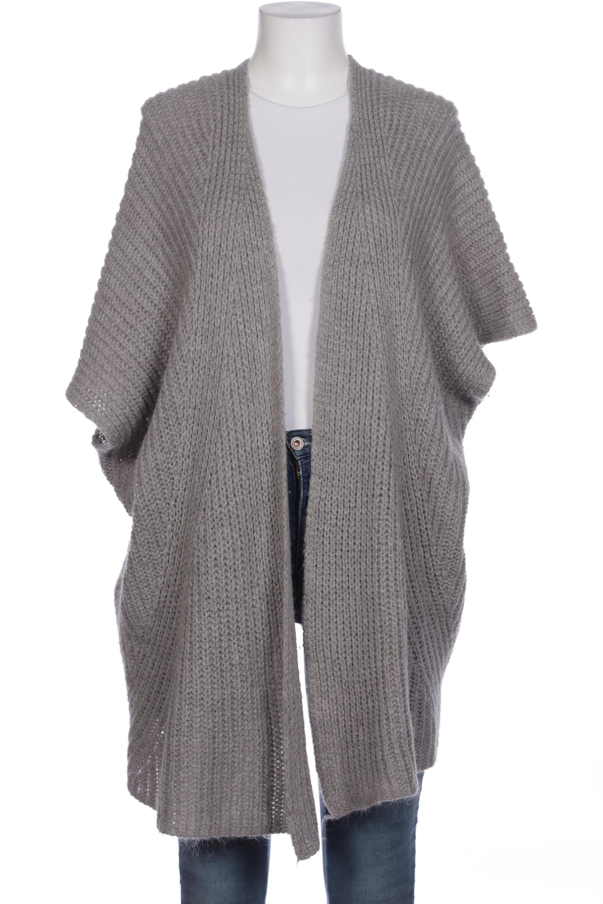 

Hallhuber Damen Strickjacke, grau, Gr. 38