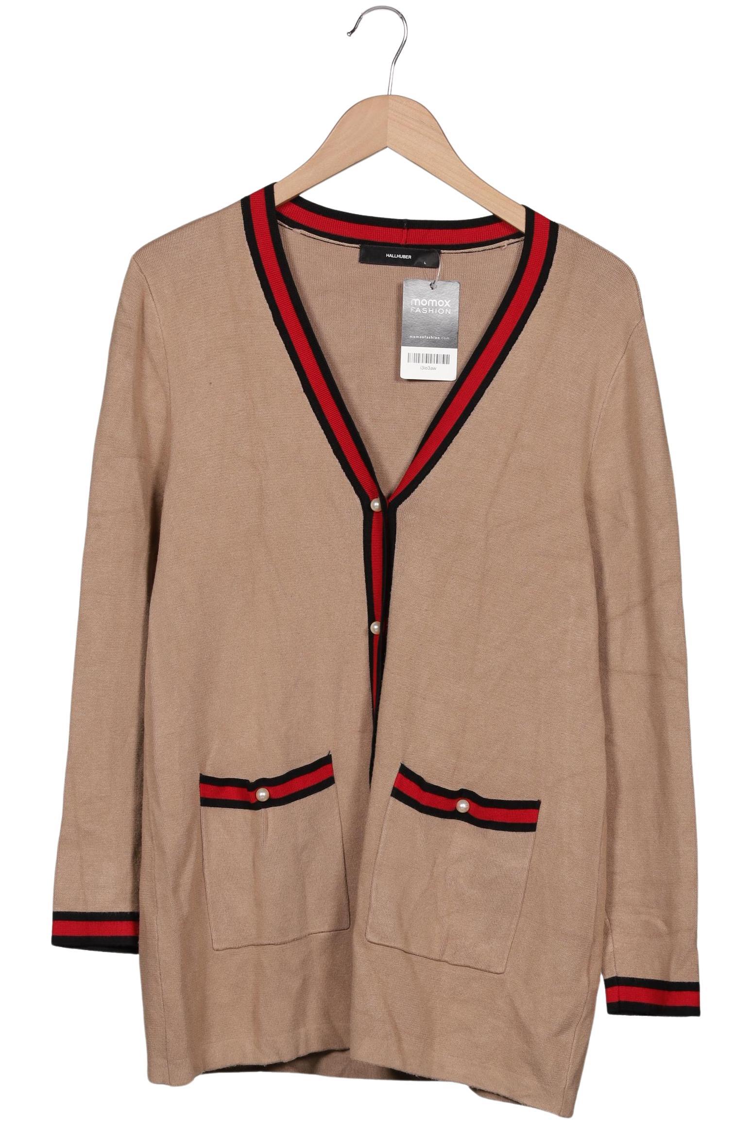 

Hallhuber Damen Strickjacke, beige, Gr. 42