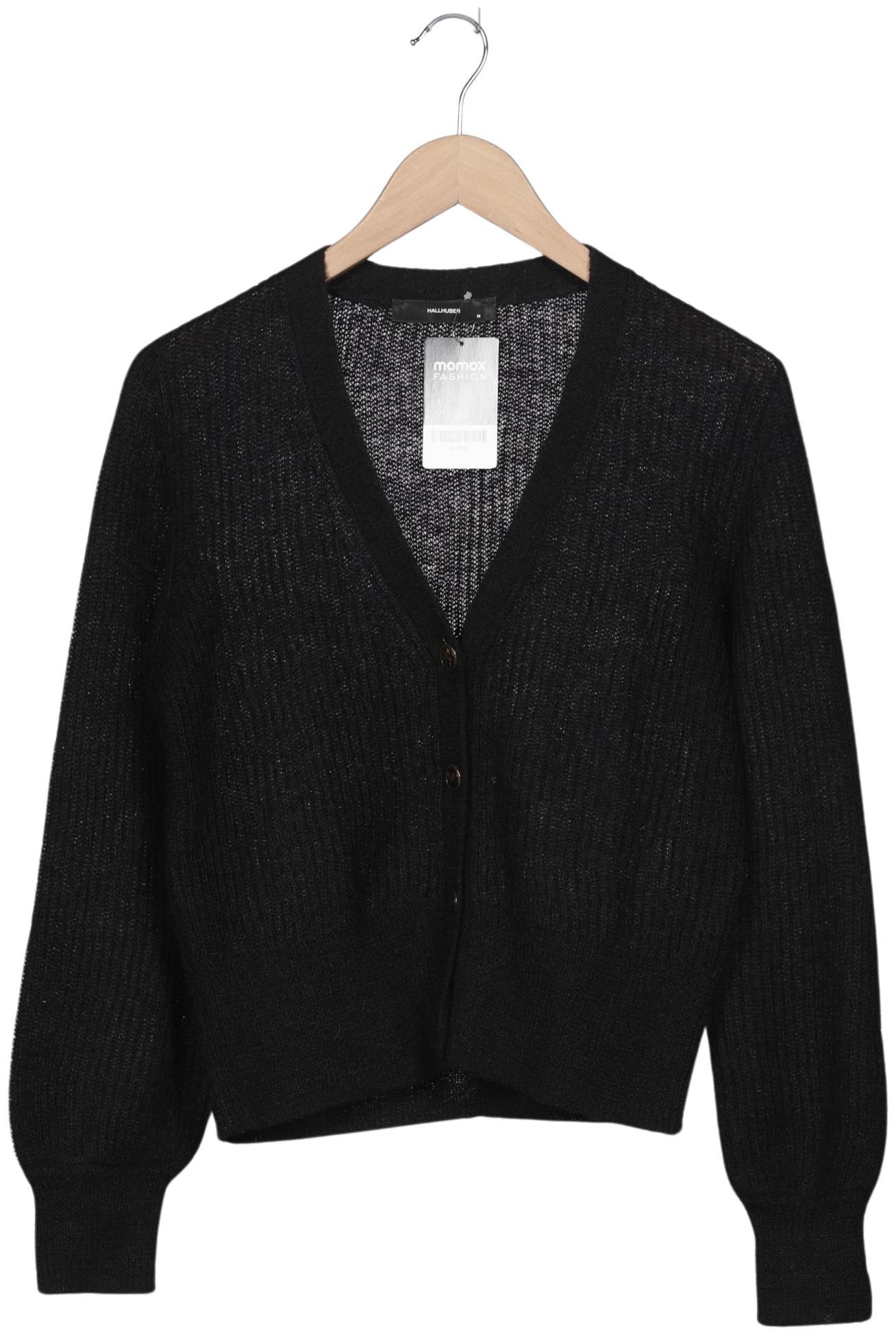 

Hallhuber Damen Strickjacke, schwarz, Gr. 38