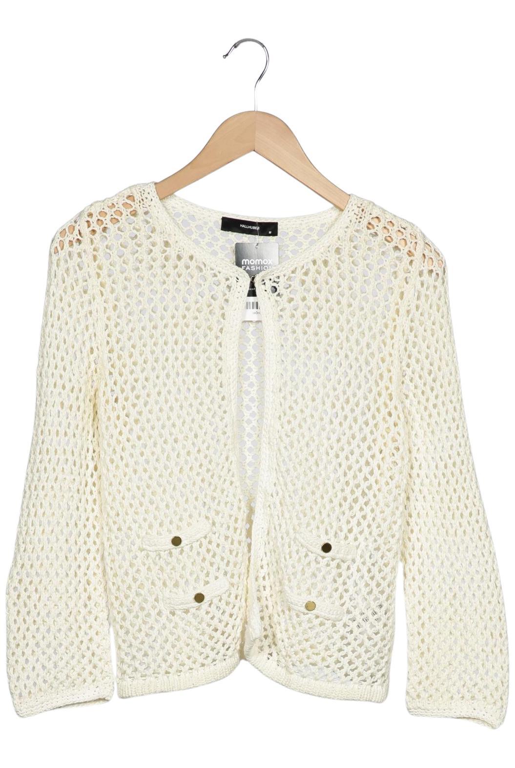 

Hallhuber Damen Strickjacke, cremeweiß, Gr. 38