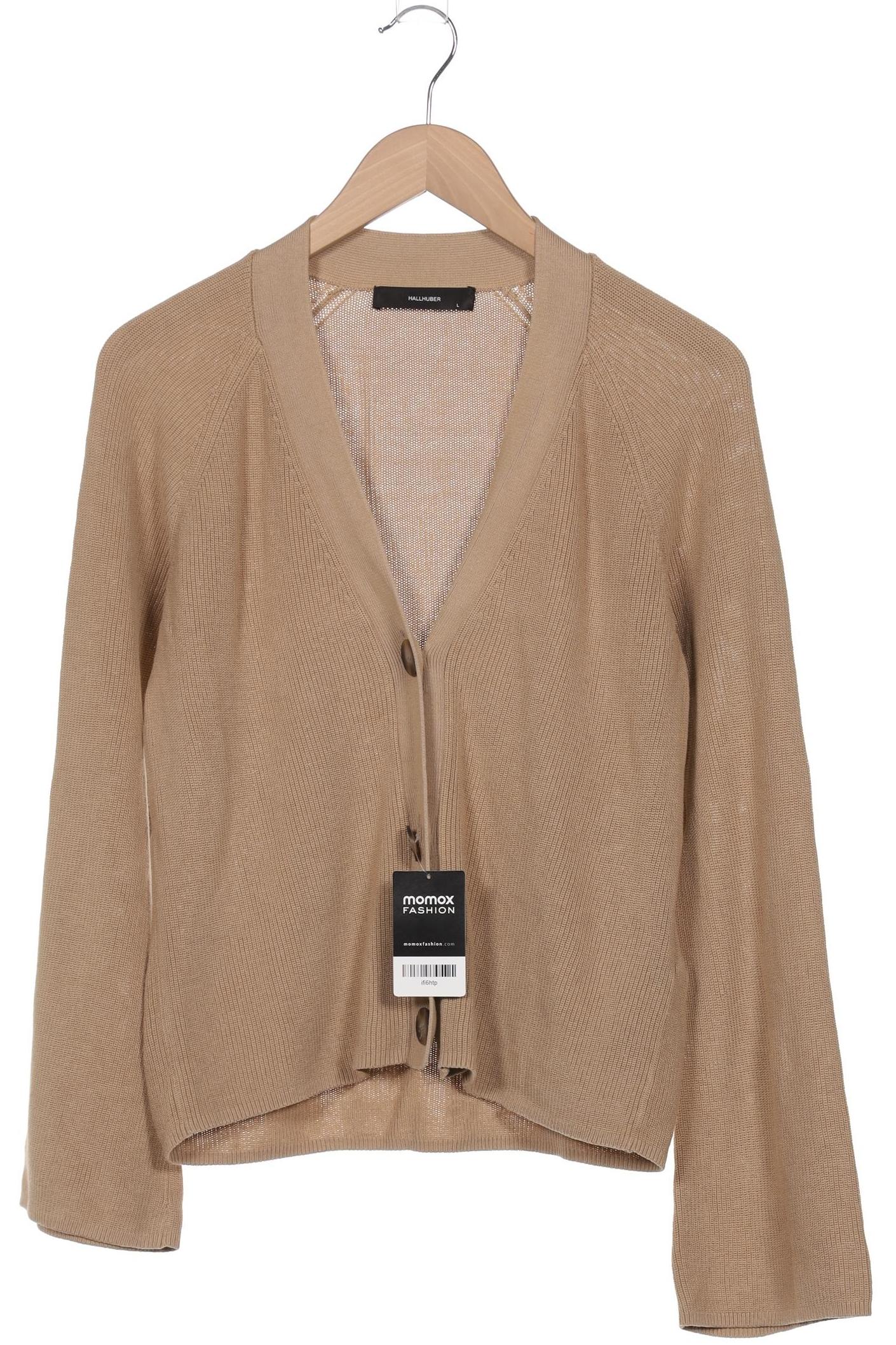 

Hallhuber Damen Strickjacke, beige, Gr. 42