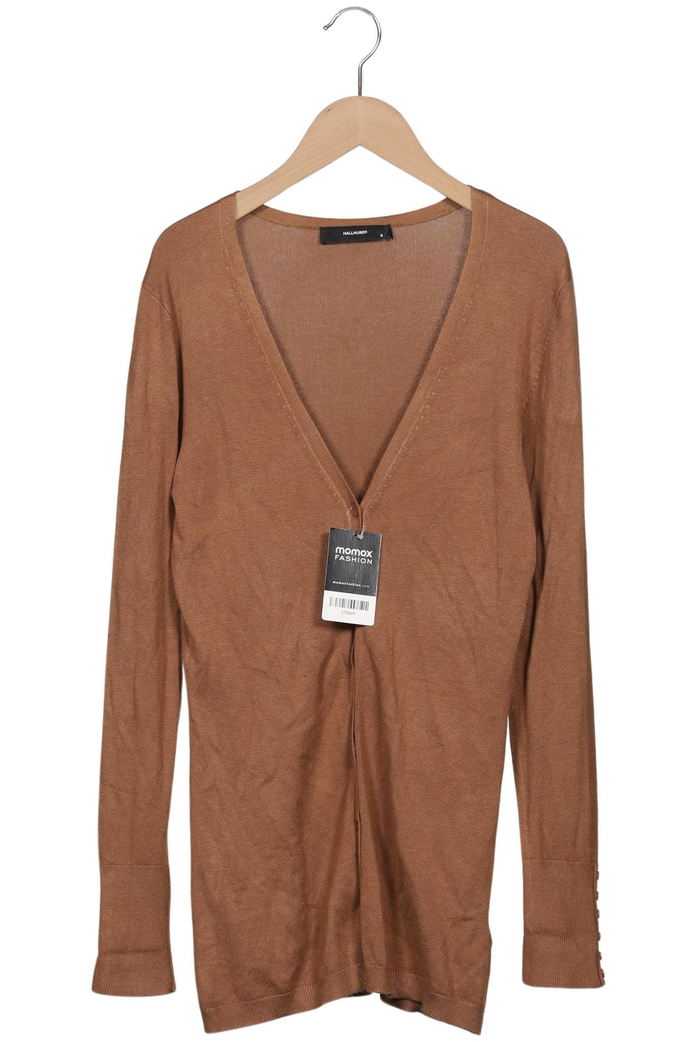 

Hallhuber Damen Strickjacke, braun, Gr. 36