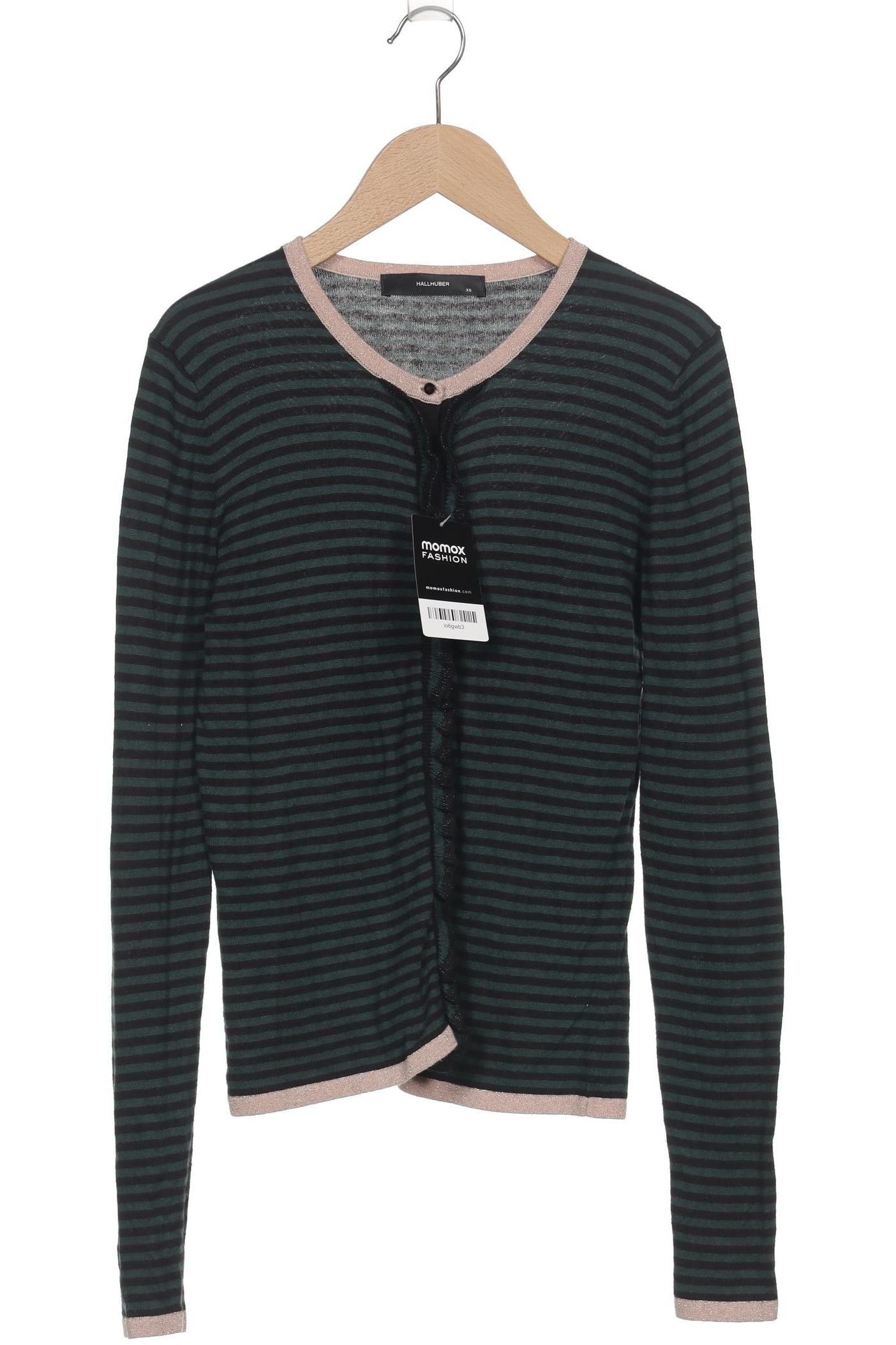 

Hallhuber Damen Strickjacke, grün, Gr. 34