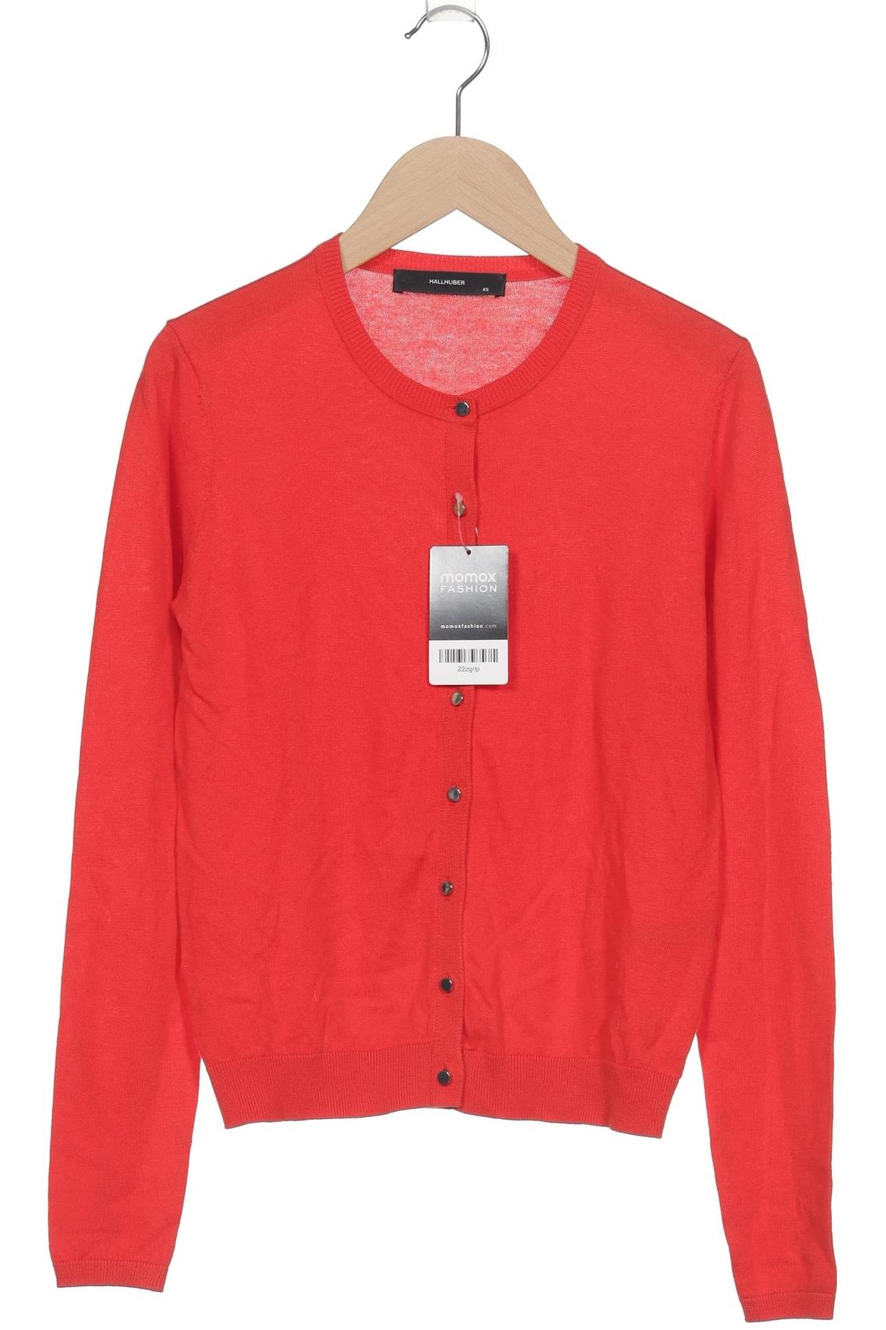 

Hallhuber Damen Strickjacke, rot, Gr. 34