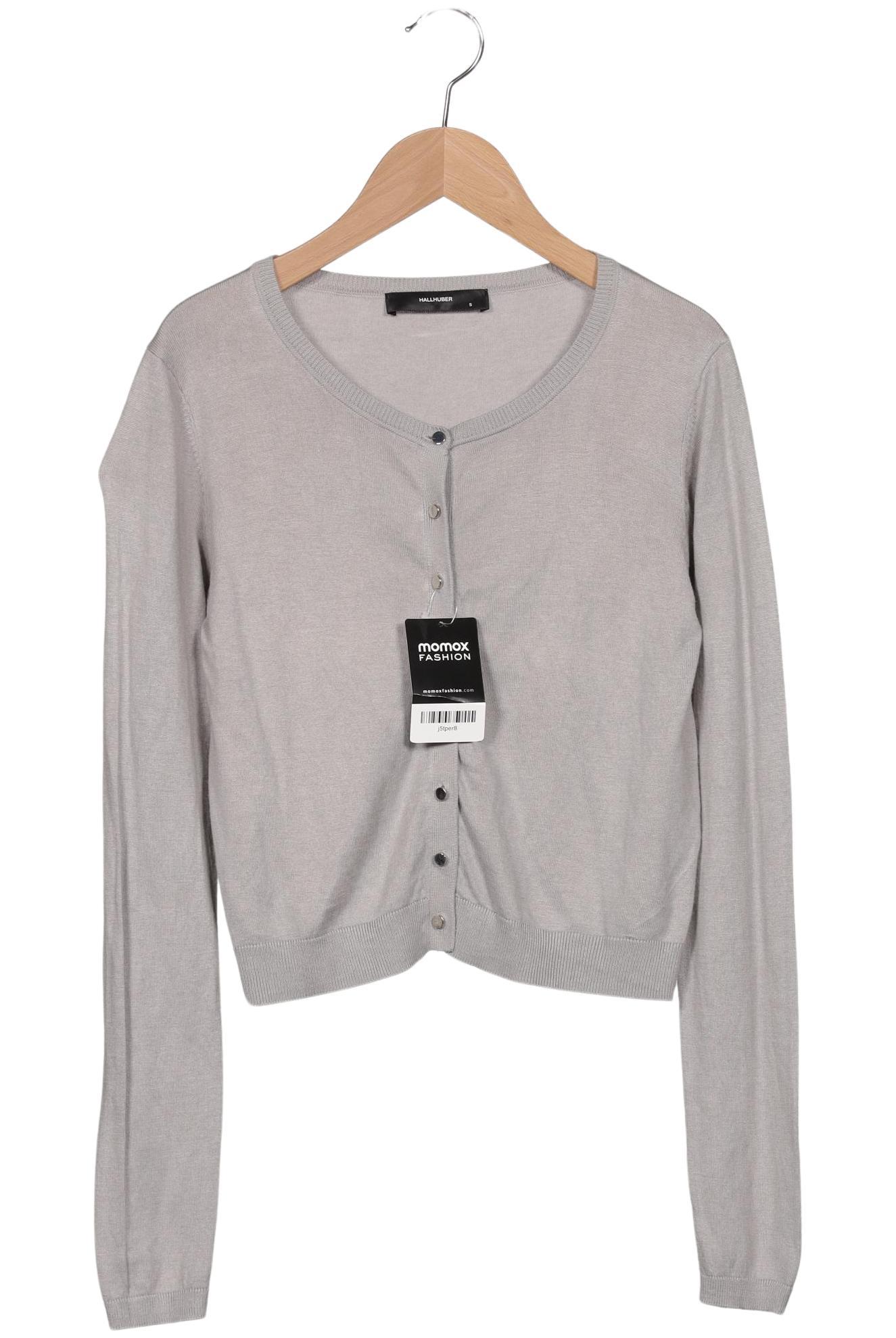 

Hallhuber Damen Strickjacke, grau, Gr. 36