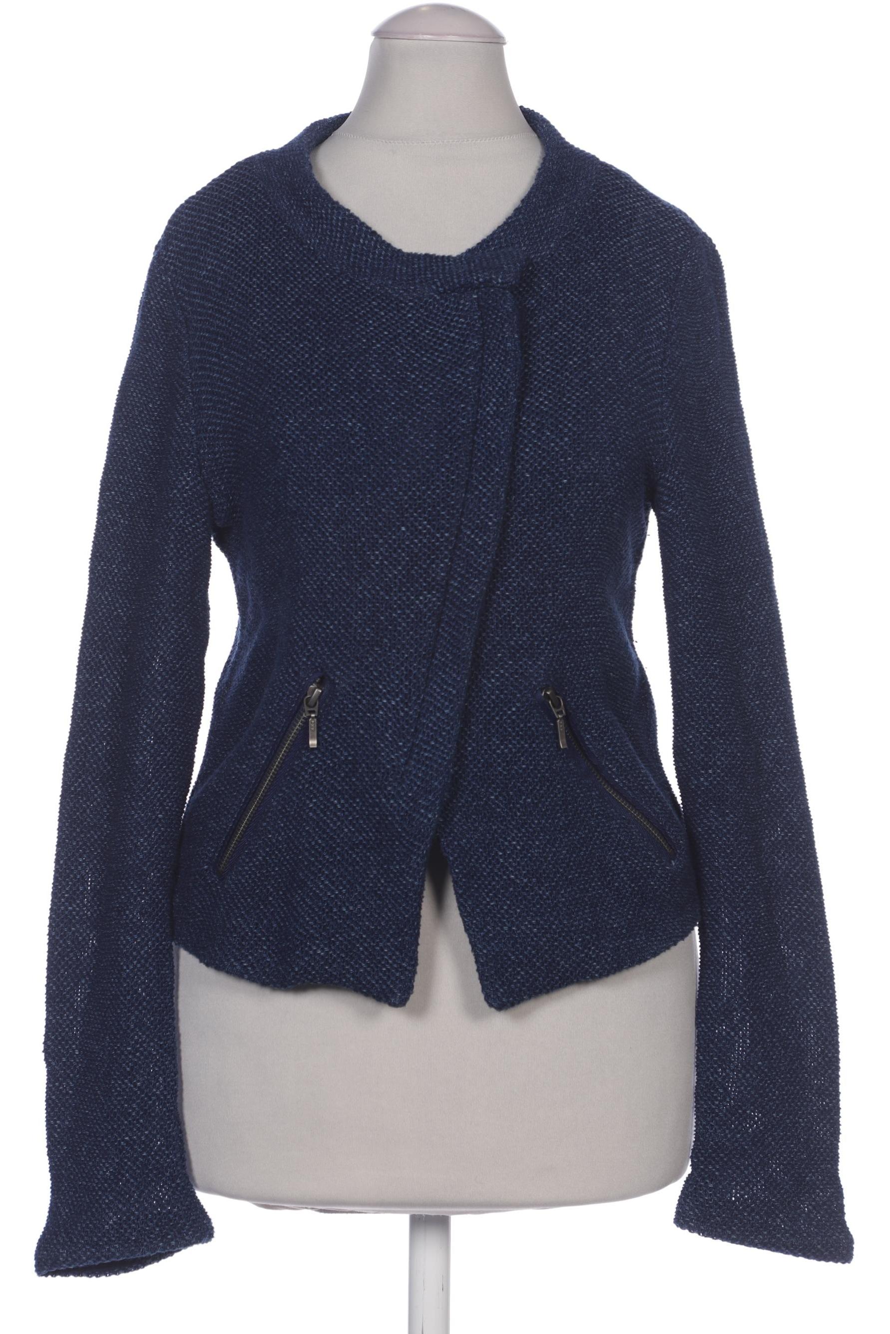 

Hallhuber Damen Strickjacke, marineblau, Gr. 36