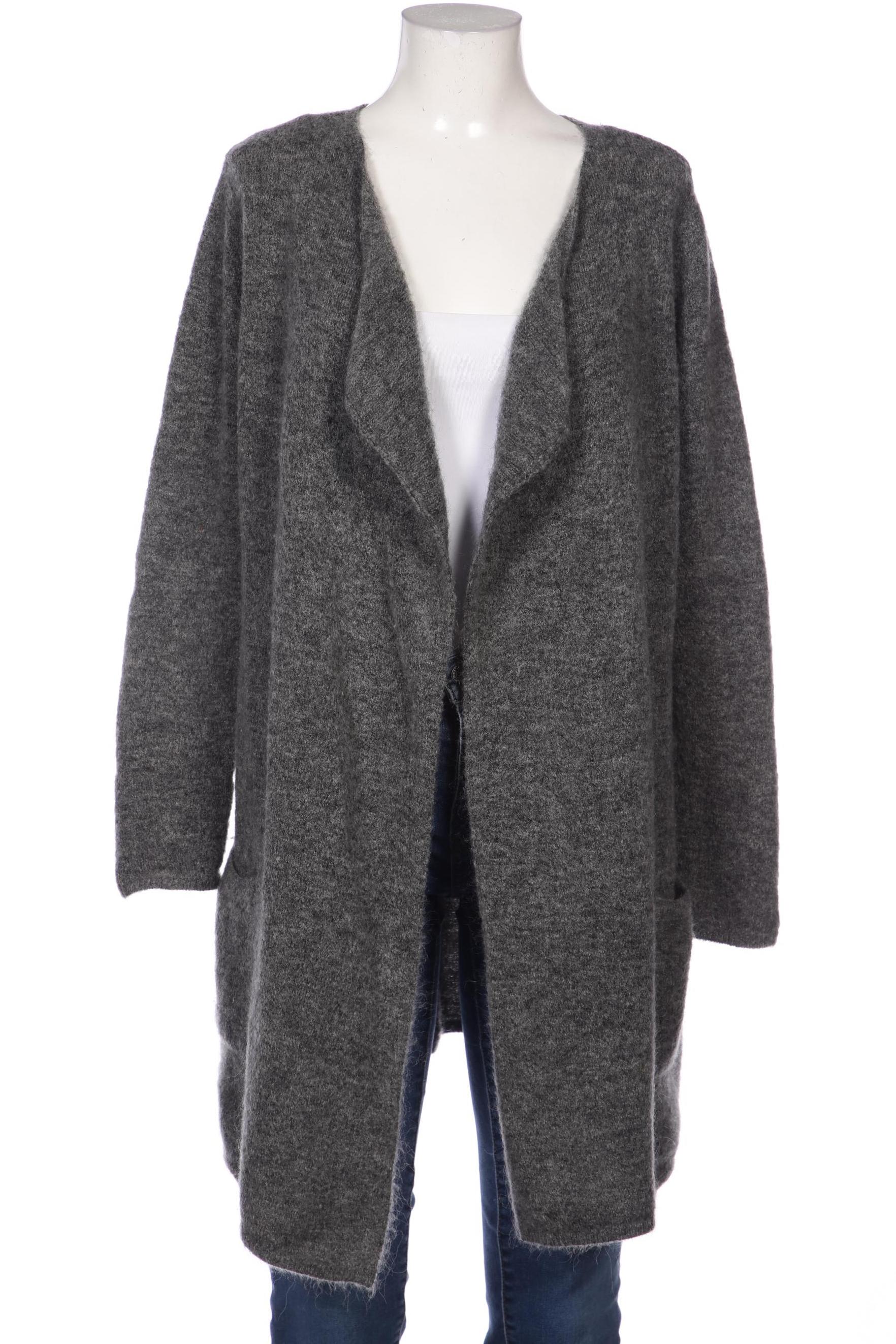 

Hallhuber Damen Strickjacke, grau, Gr. 38