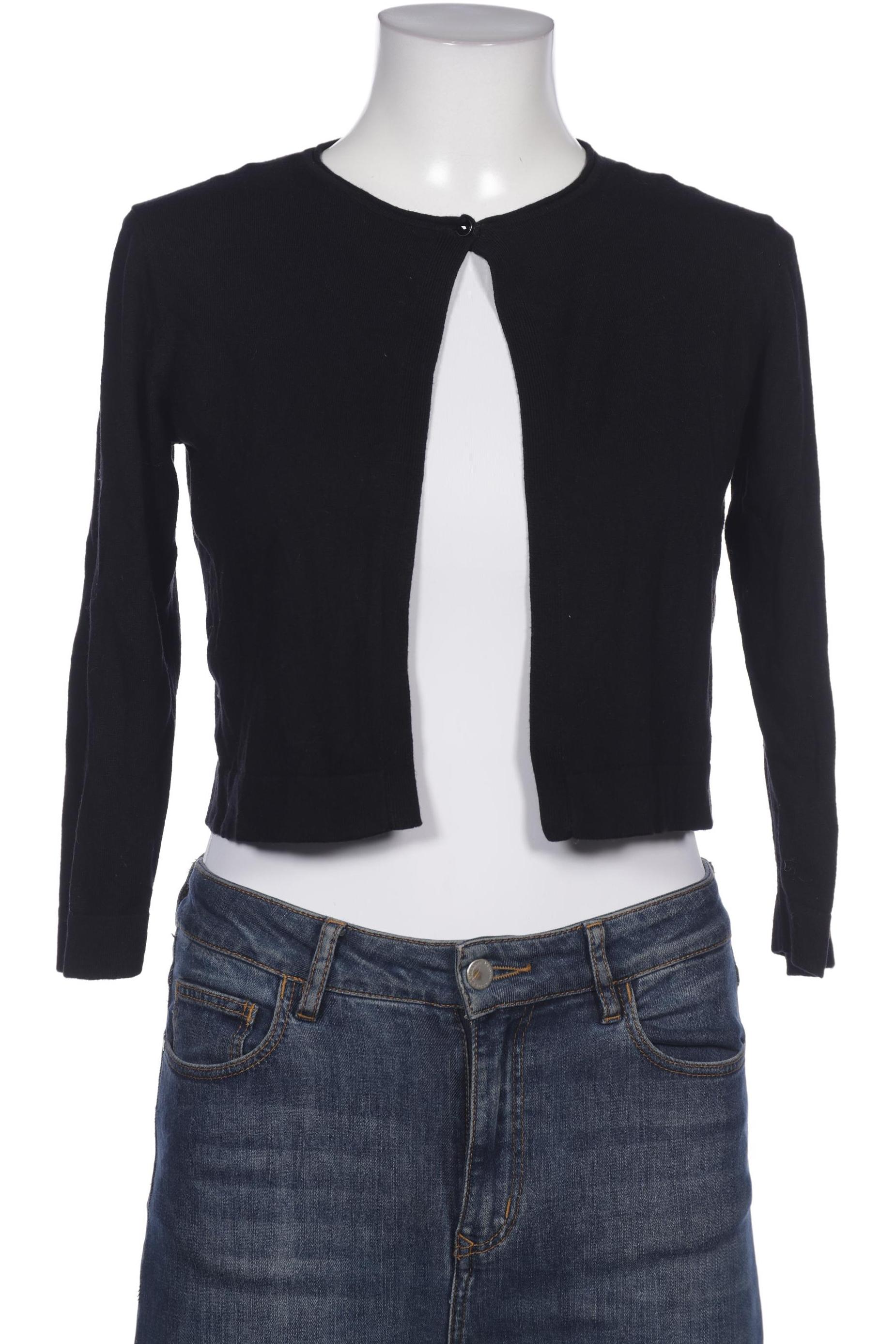 

Hallhuber Damen Strickjacke, schwarz, Gr. 38