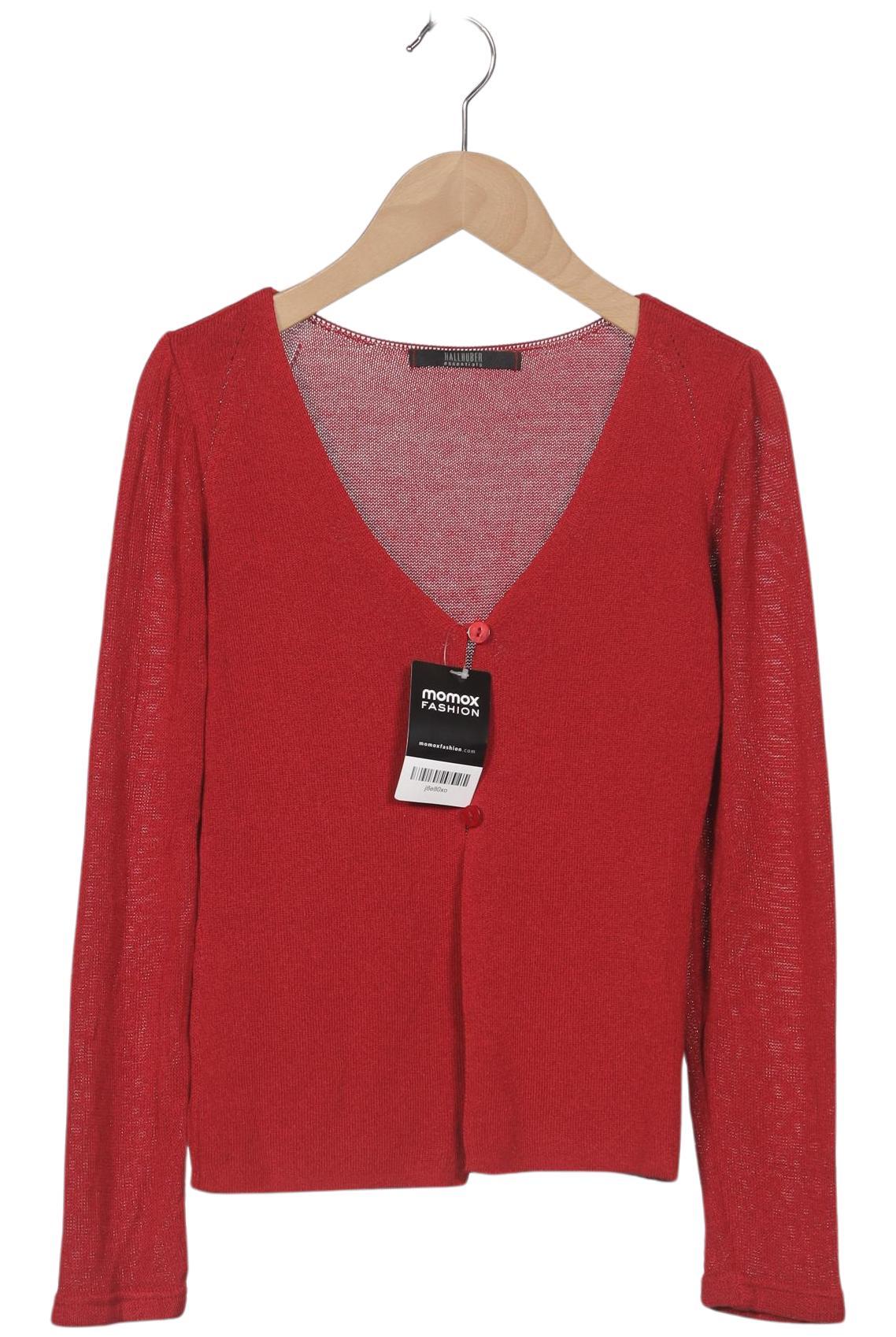 

Hallhuber Damen Strickjacke, rot, Gr. 42