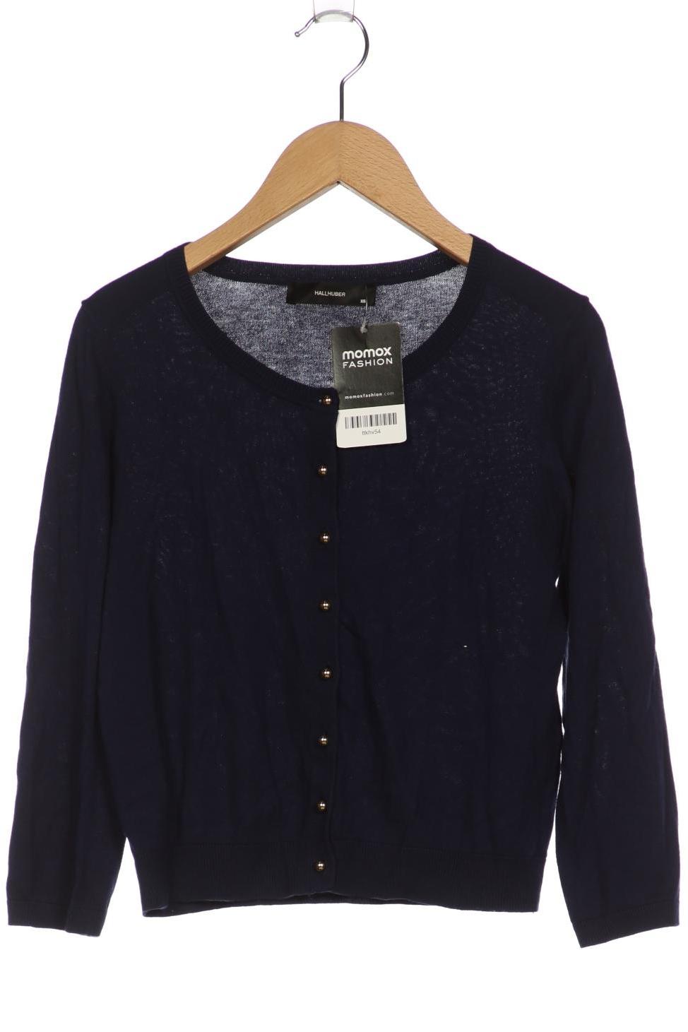 

Hallhuber Damen Strickjacke, marineblau, Gr. 34