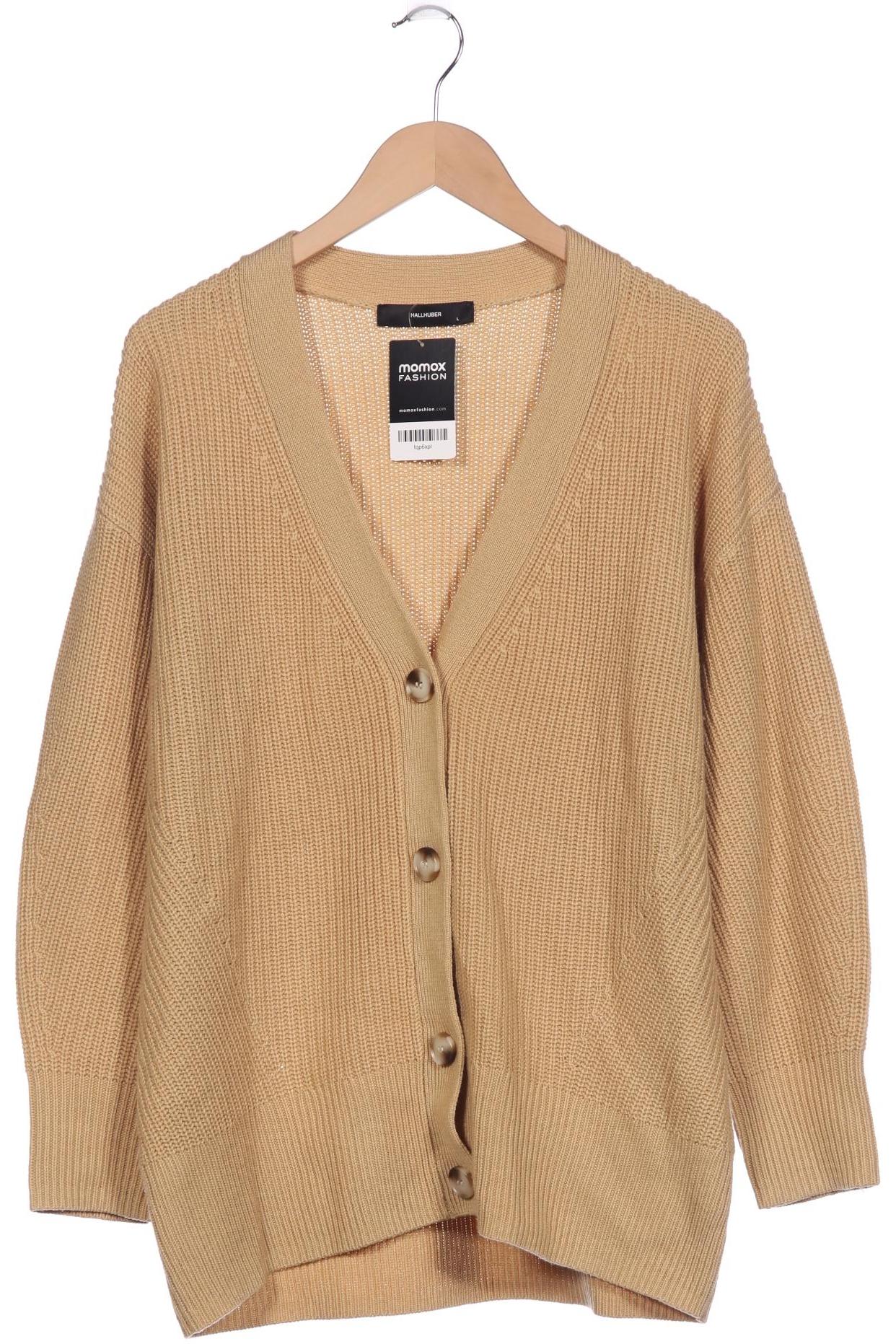 

Hallhuber Damen Strickjacke, beige, Gr. 42