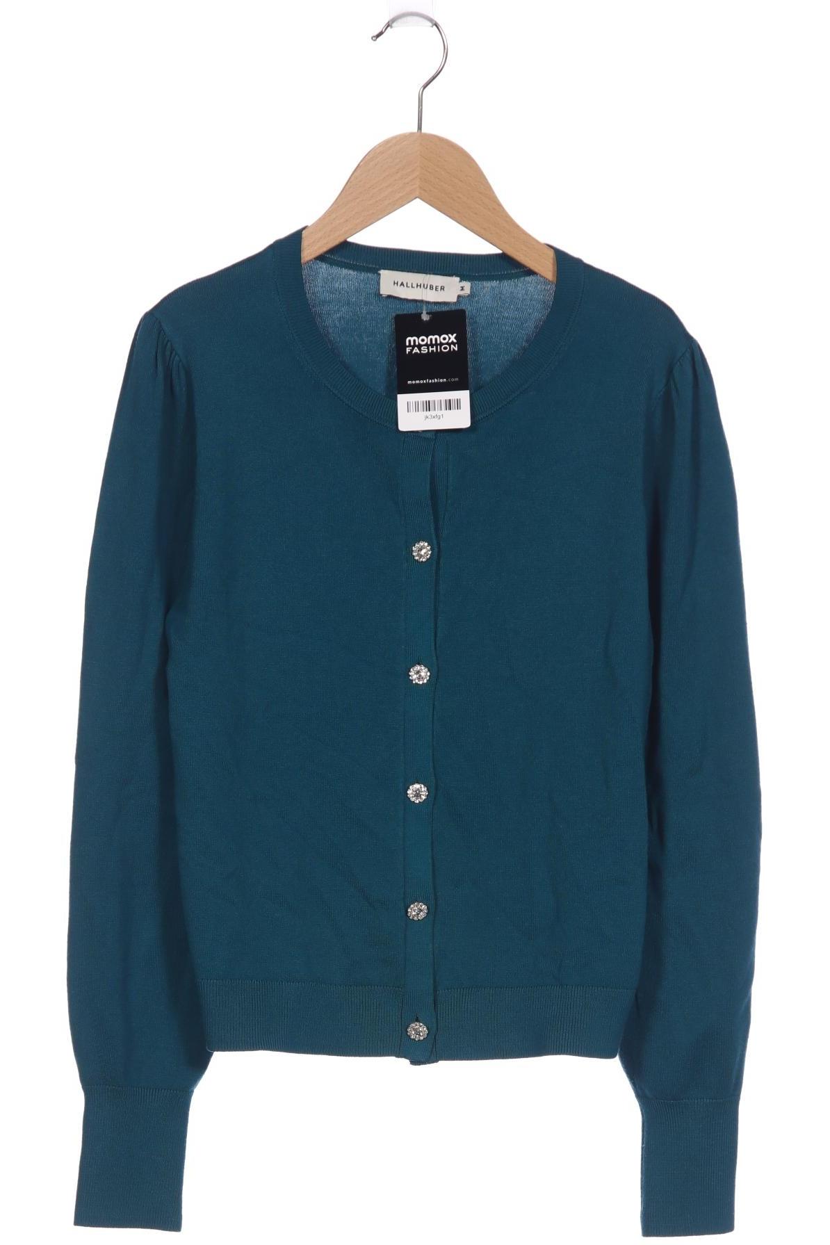 

Hallhuber Damen Strickjacke, türkis, Gr. 38