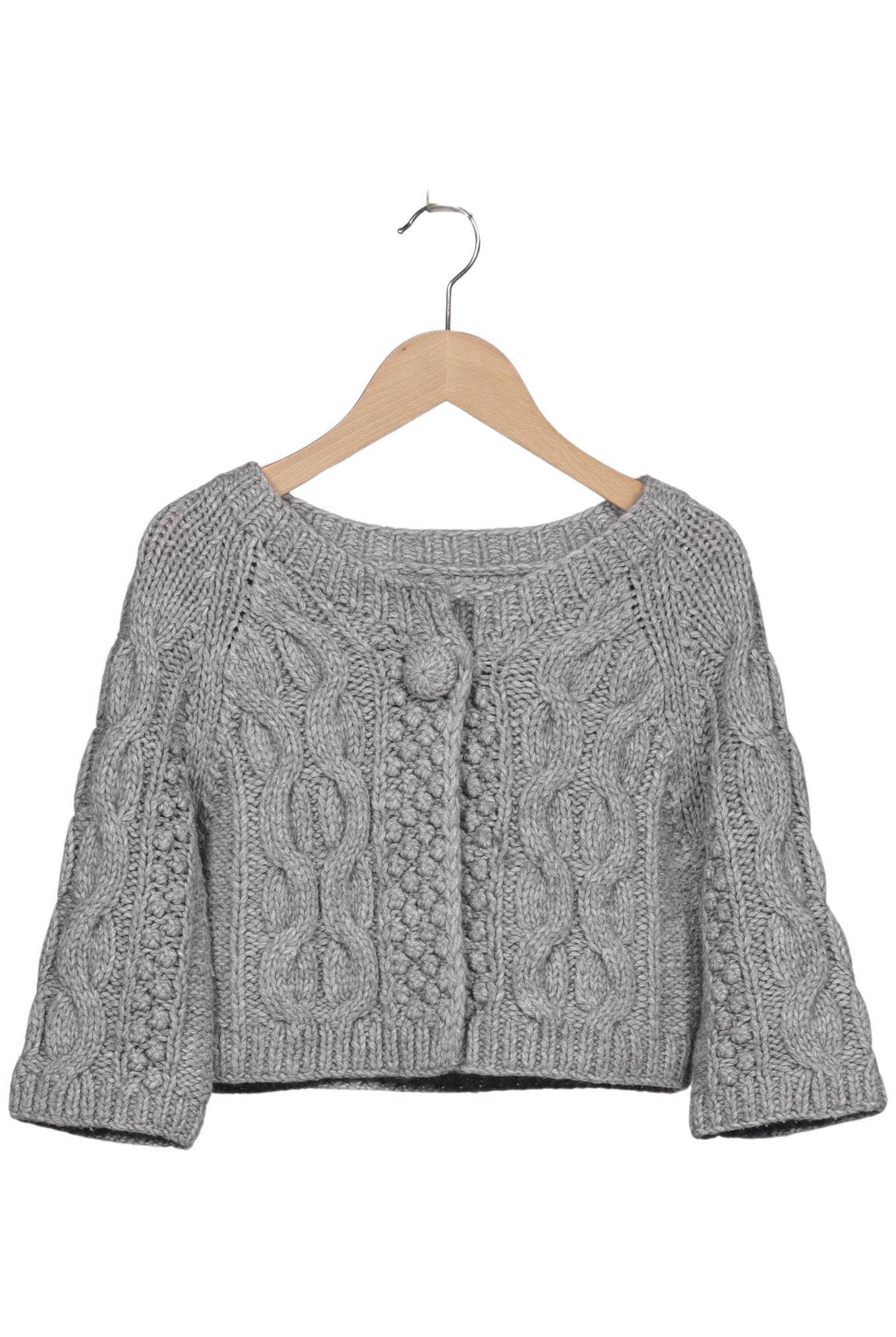 

Hallhuber Damen Strickjacke, grau, Gr. 34