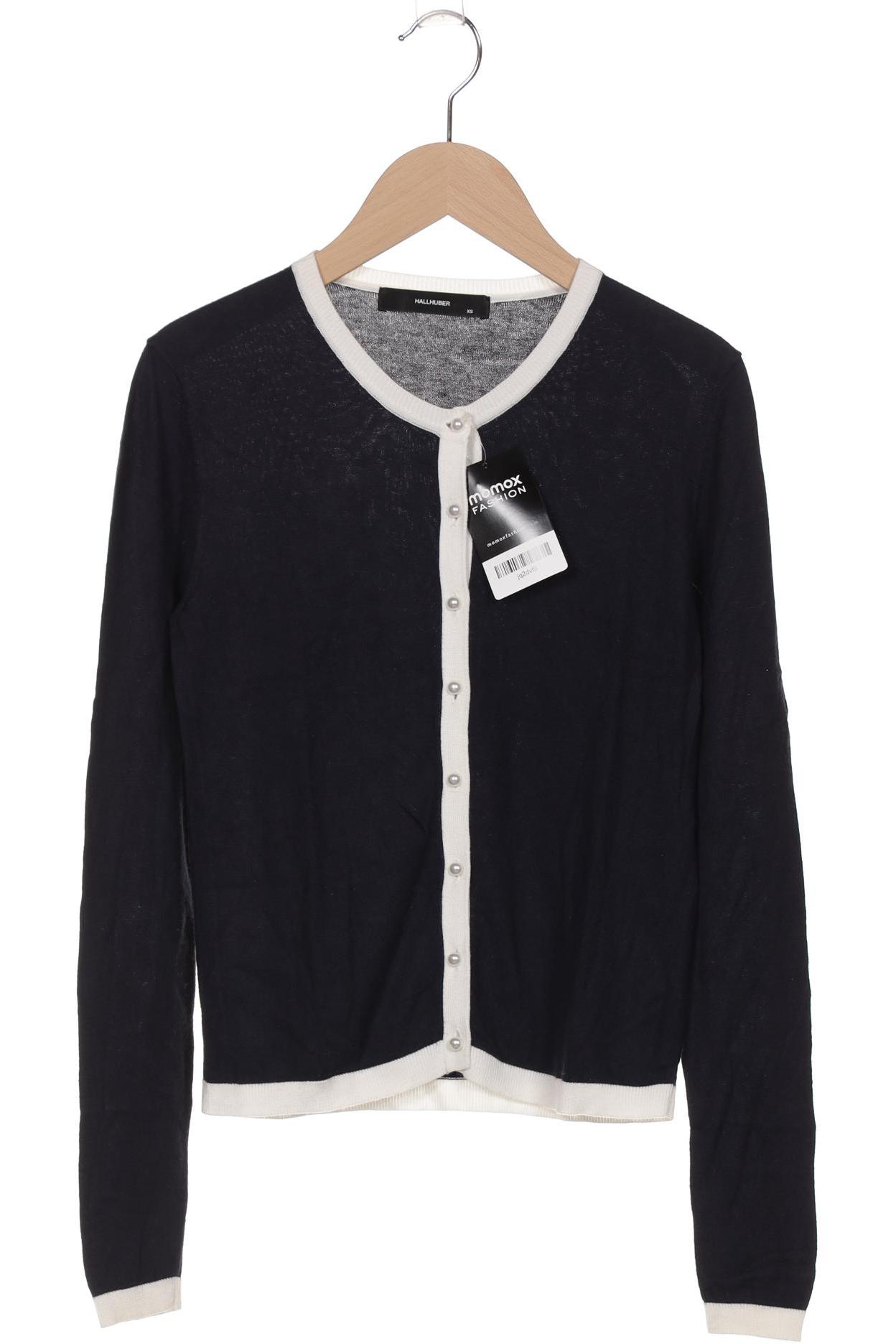 

Hallhuber Damen Strickjacke, marineblau, Gr. 34