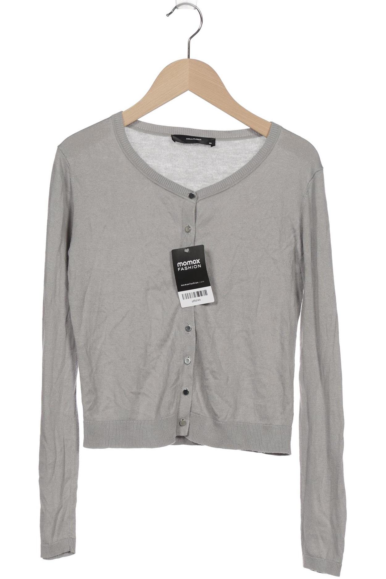 

Hallhuber Damen Strickjacke, grau, Gr. 34
