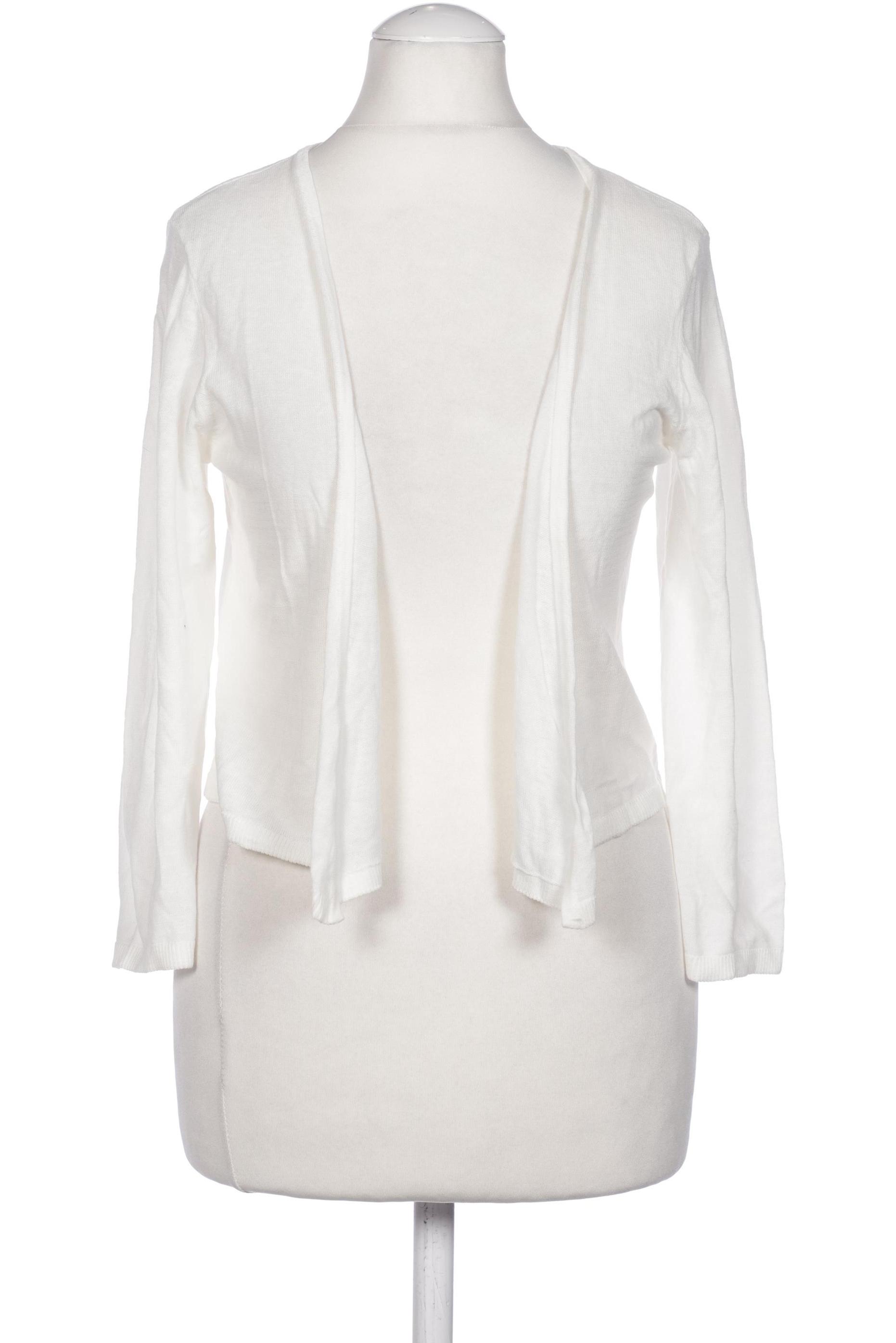 

Hallhuber Damen Strickjacke, weiß, Gr. 36