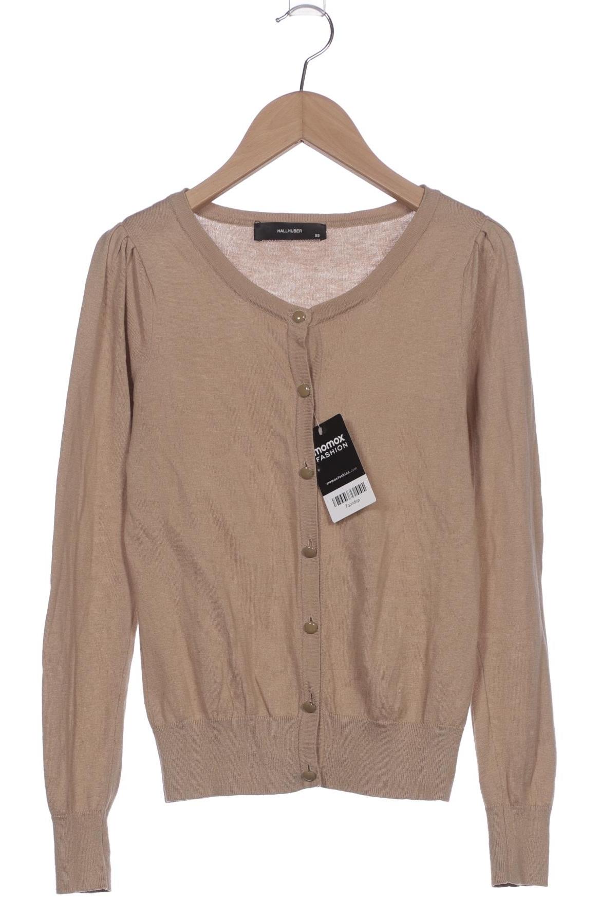 

Hallhuber Damen Strickjacke, beige, Gr. 34
