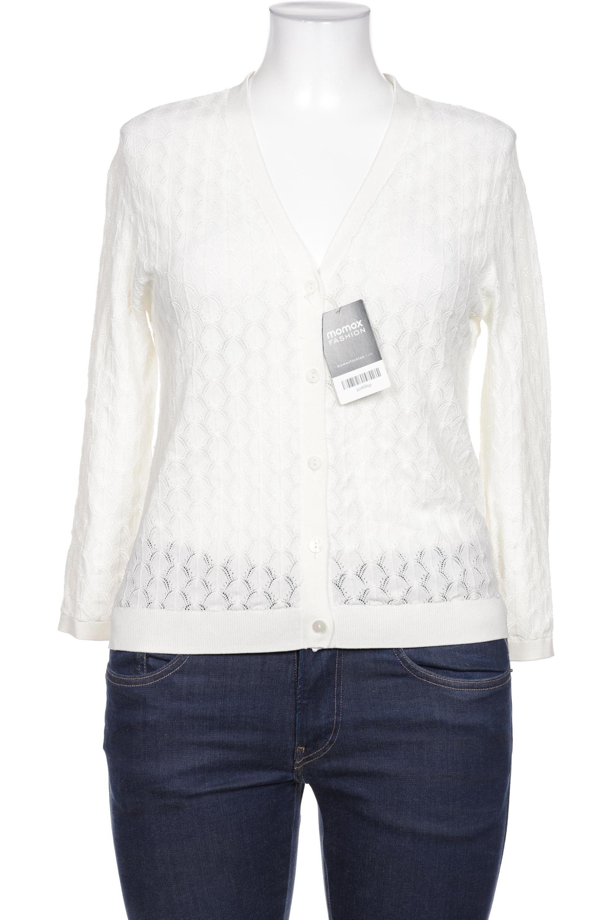 

Hallhuber Damen Strickjacke, cremeweiß, Gr. 44