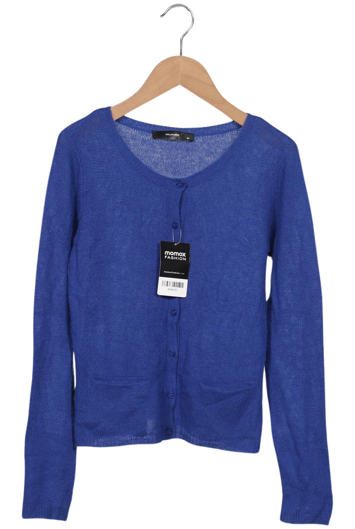 

Hallhuber Damen Strickjacke, blau, Gr. 34