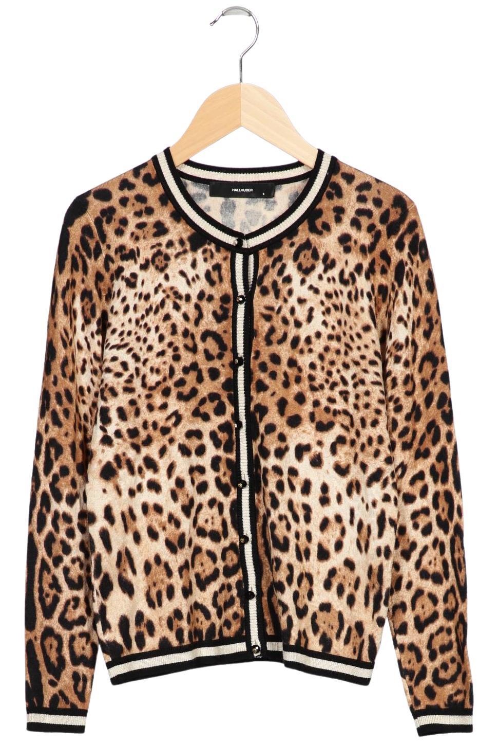 

Hallhuber Damen Strickjacke, braun, Gr. 36