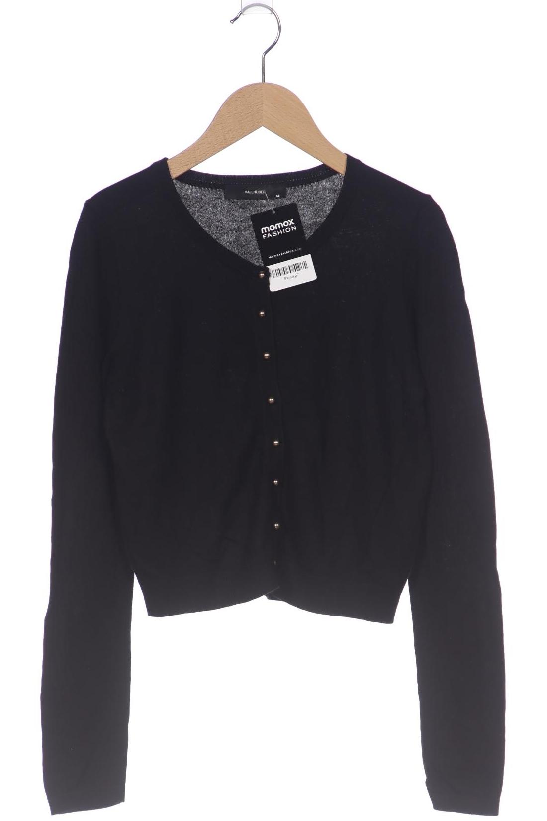 

Hallhuber Damen Strickjacke, schwarz, Gr. 34