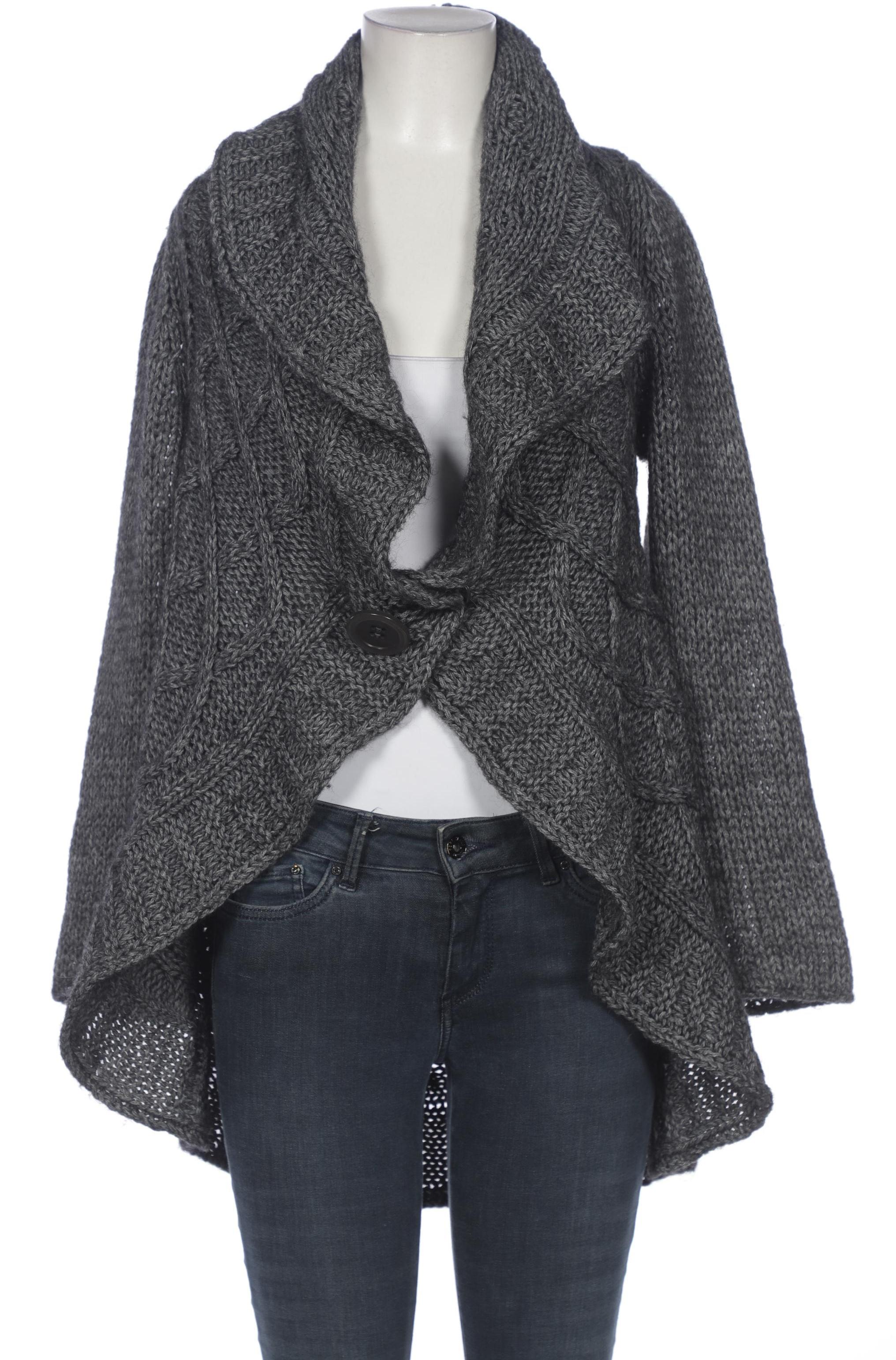 

Hallhuber Damen Strickjacke, grau, Gr. 34