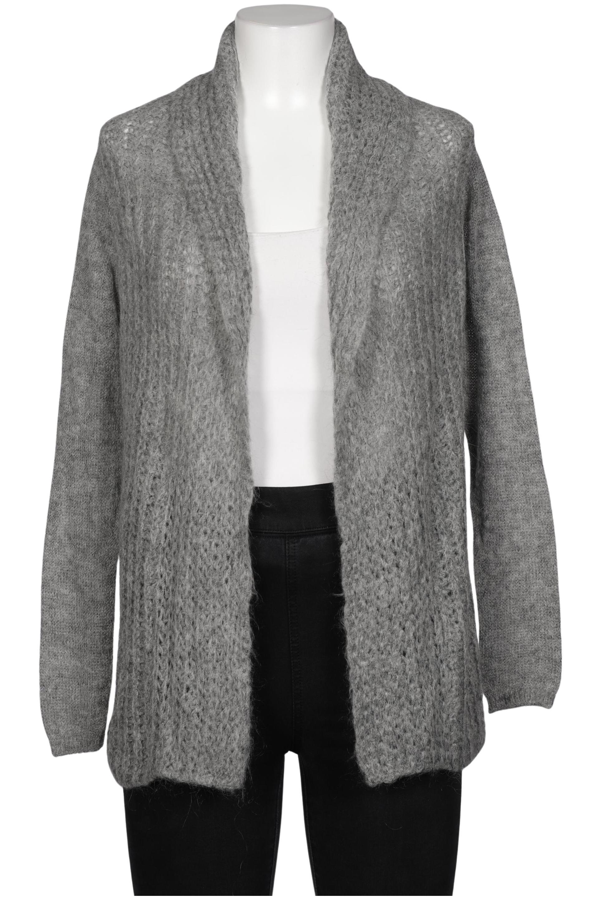 

Hallhuber Damen Strickjacke, grau, Gr. 38