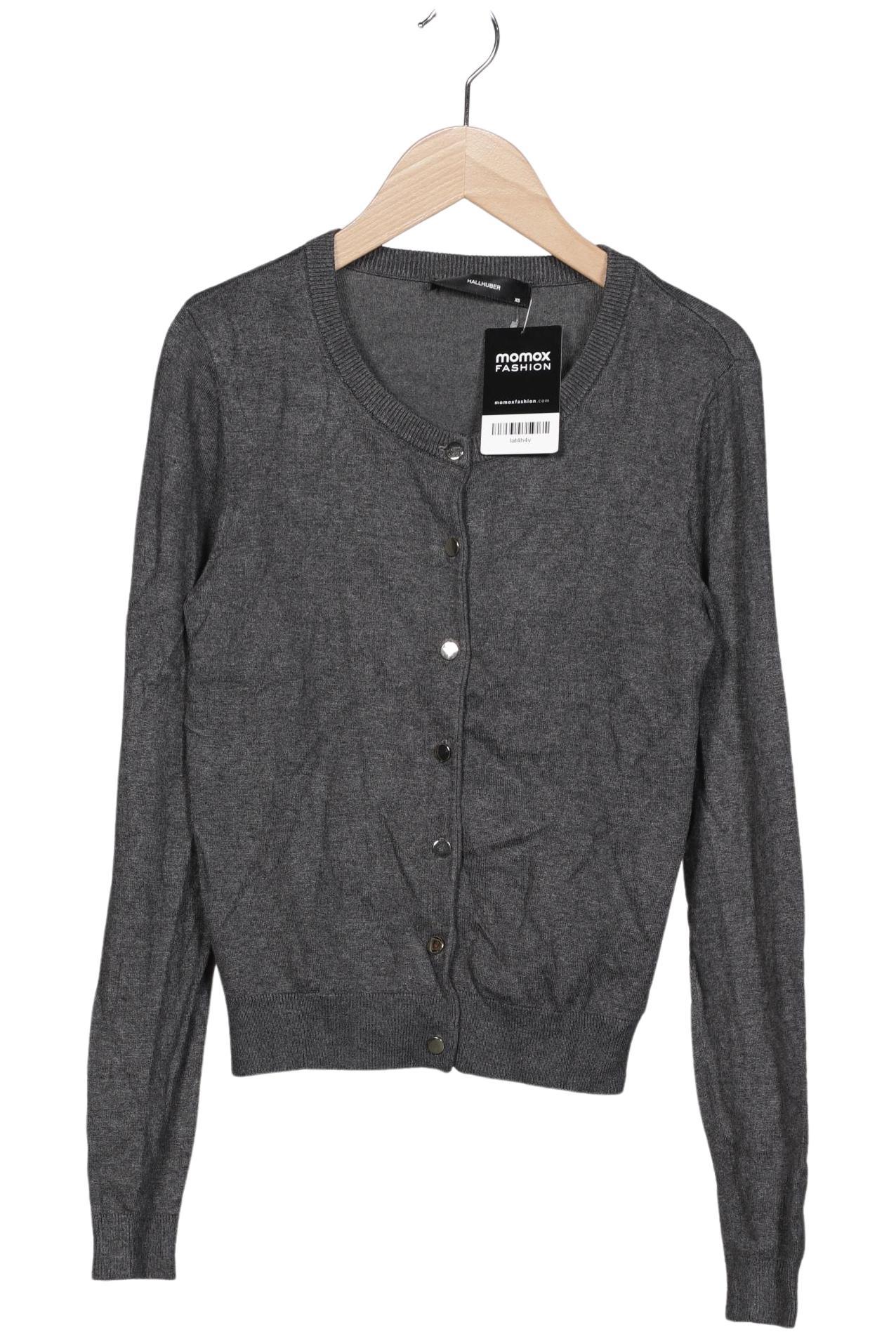 

Hallhuber Damen Strickjacke, grau, Gr. 34