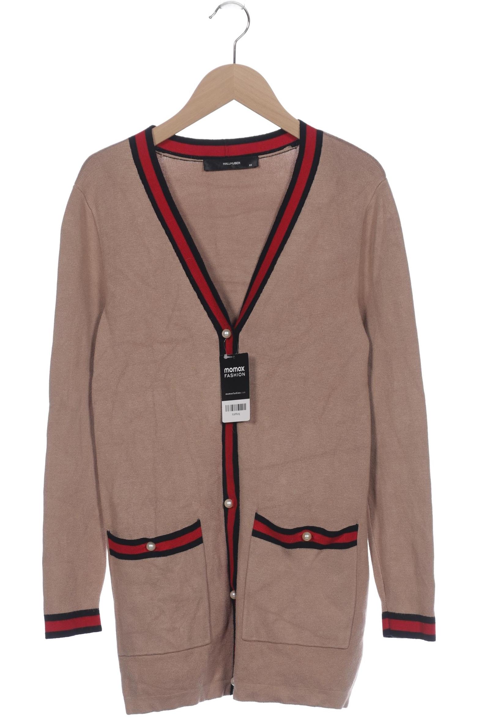 

Hallhuber Damen Strickjacke, braun, Gr. 34