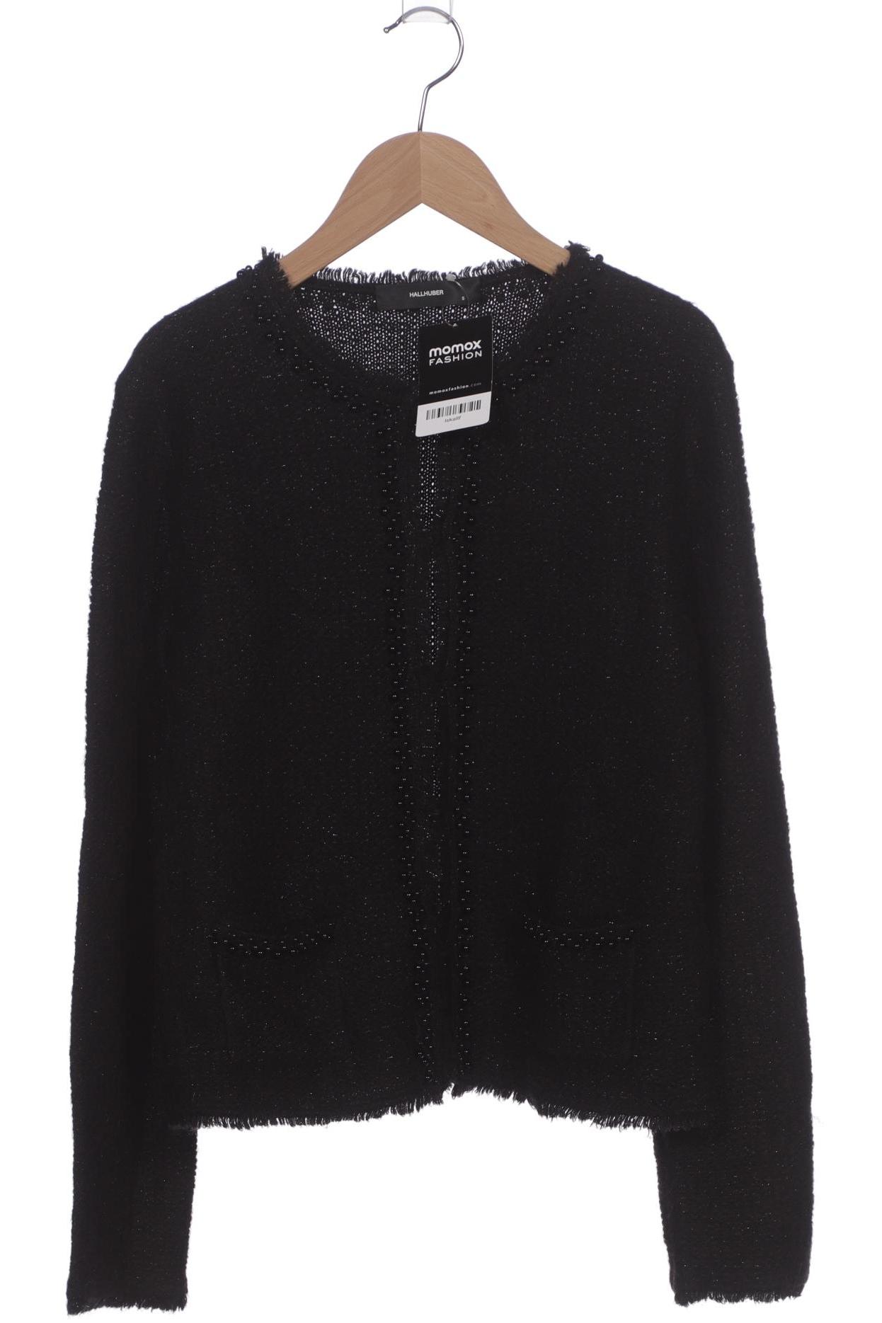 

Hallhuber Damen Strickjacke, schwarz, Gr. 36