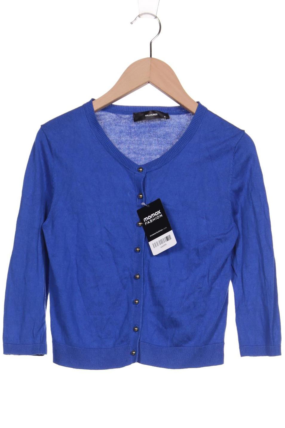 

Hallhuber Damen Strickjacke, blau, Gr. 36